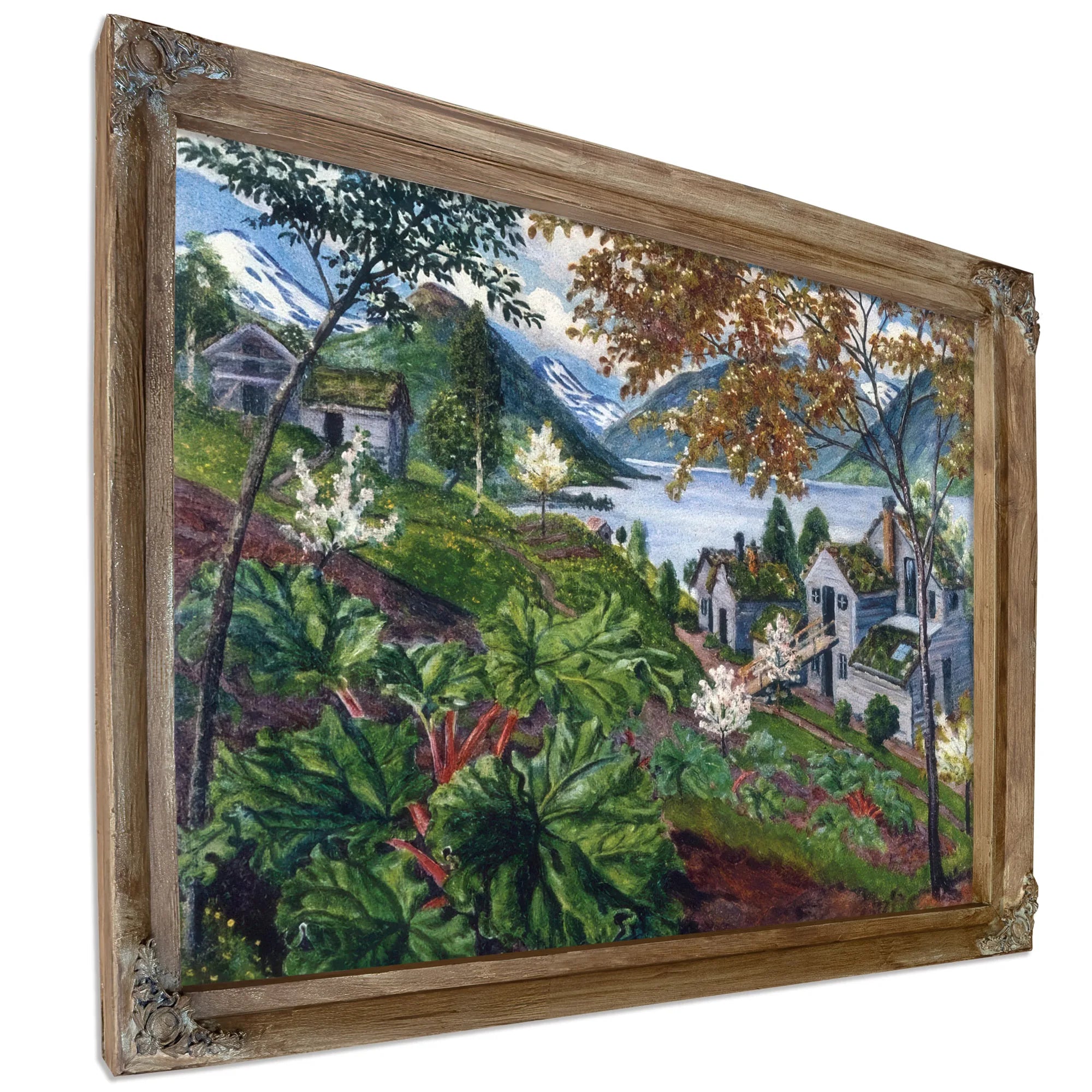 Rhubarb At Sandalstrand By Nicolai Astrup Fine Art Print