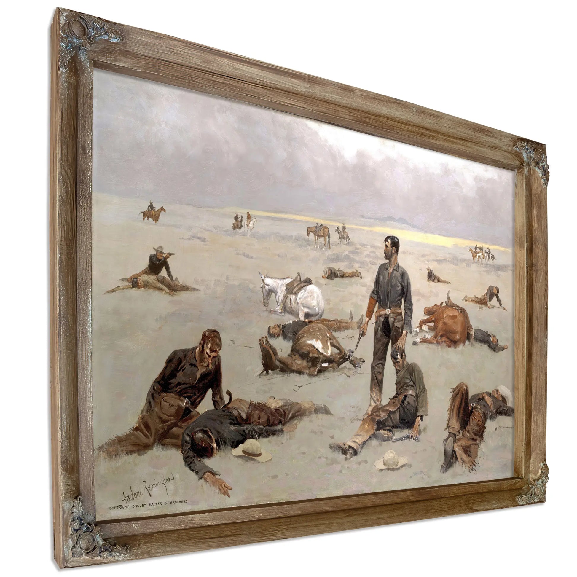 What An Unbranded Cow Has Cost By Frederic Remington by Frederic Remington