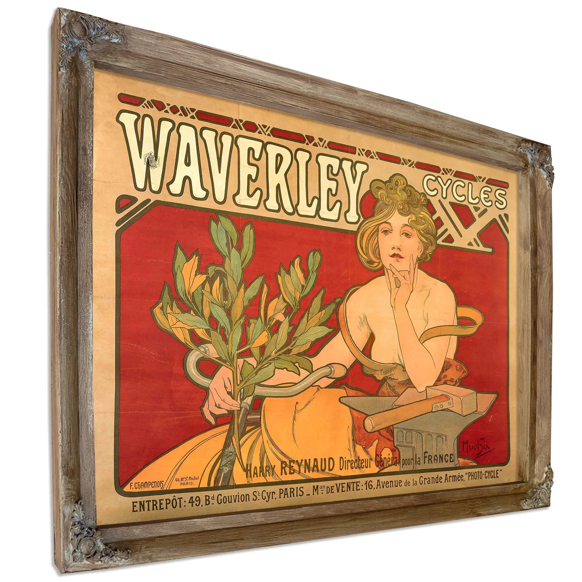 Waverley Cycles by Alphonse Mucha