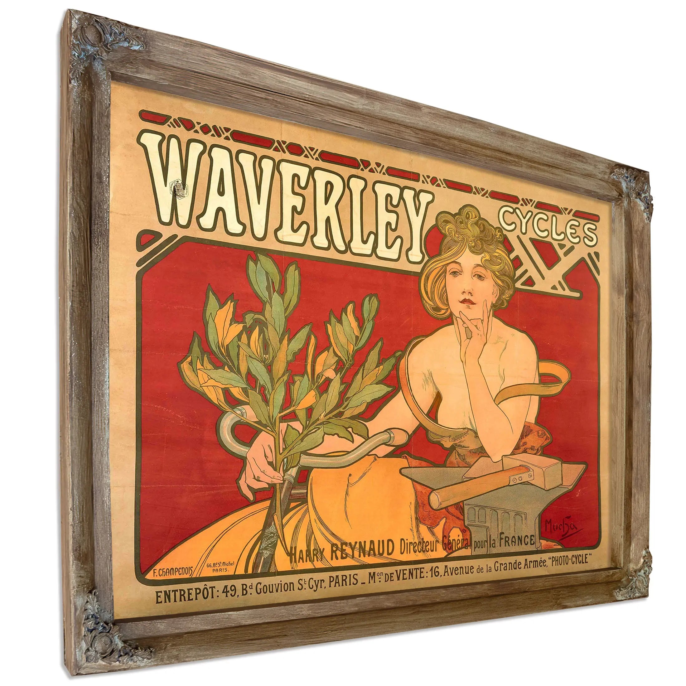Waverley Cycles by Alphonse Mucha