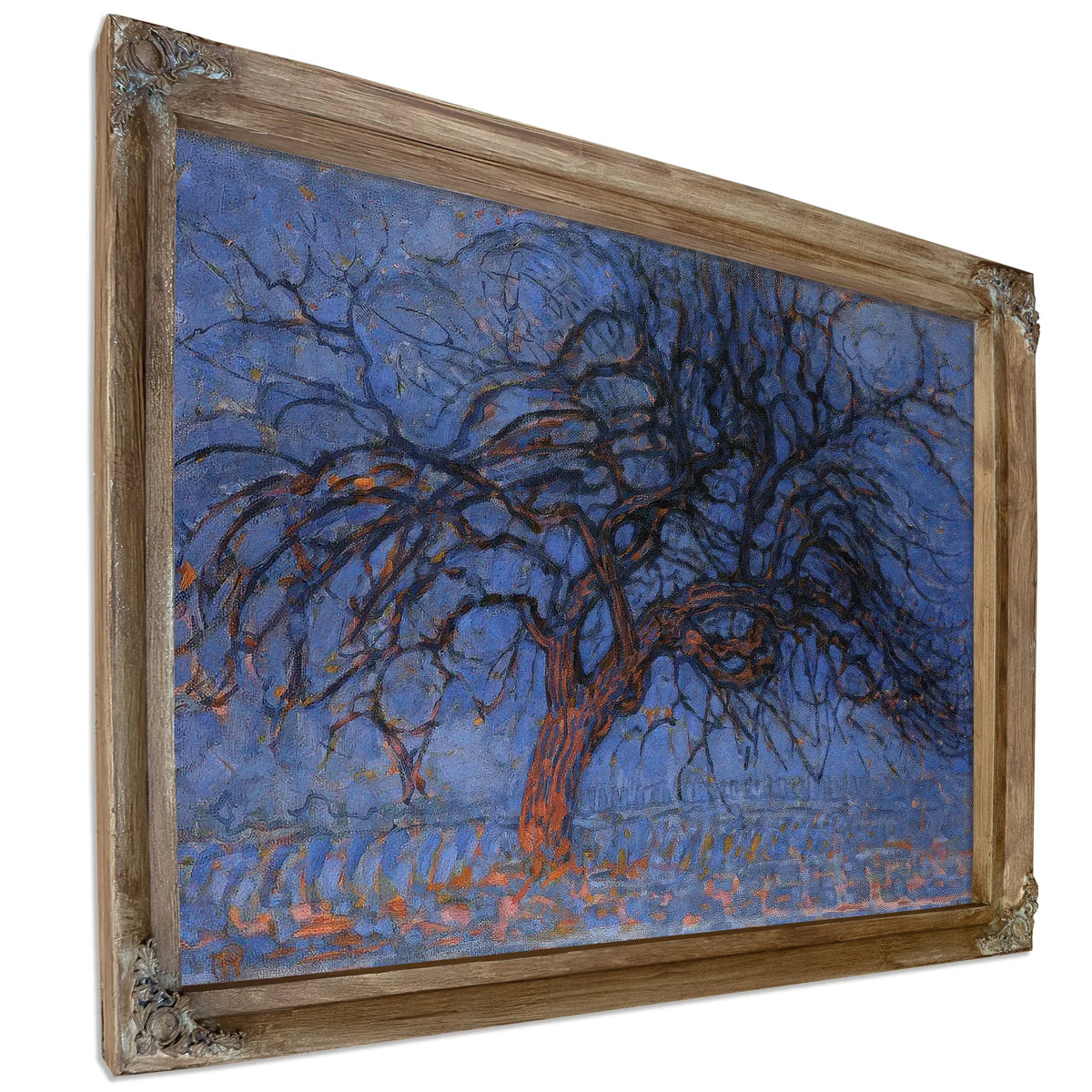 The Red Tree 1908 1910 Oil On Canvas 700X990Mm Haags Gemeentenmuseum Hague By Piet Mondrian Fine Art Print