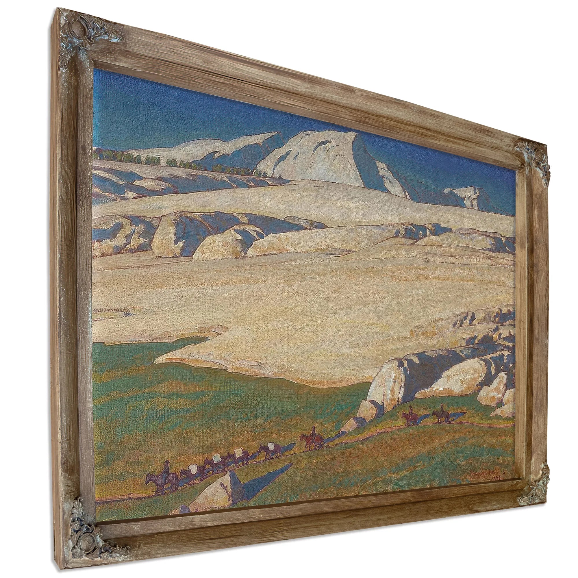 Moraine And Meadow Sierra Nevada Inyo County California 1924 By Maynard Dixon Fine Art Print