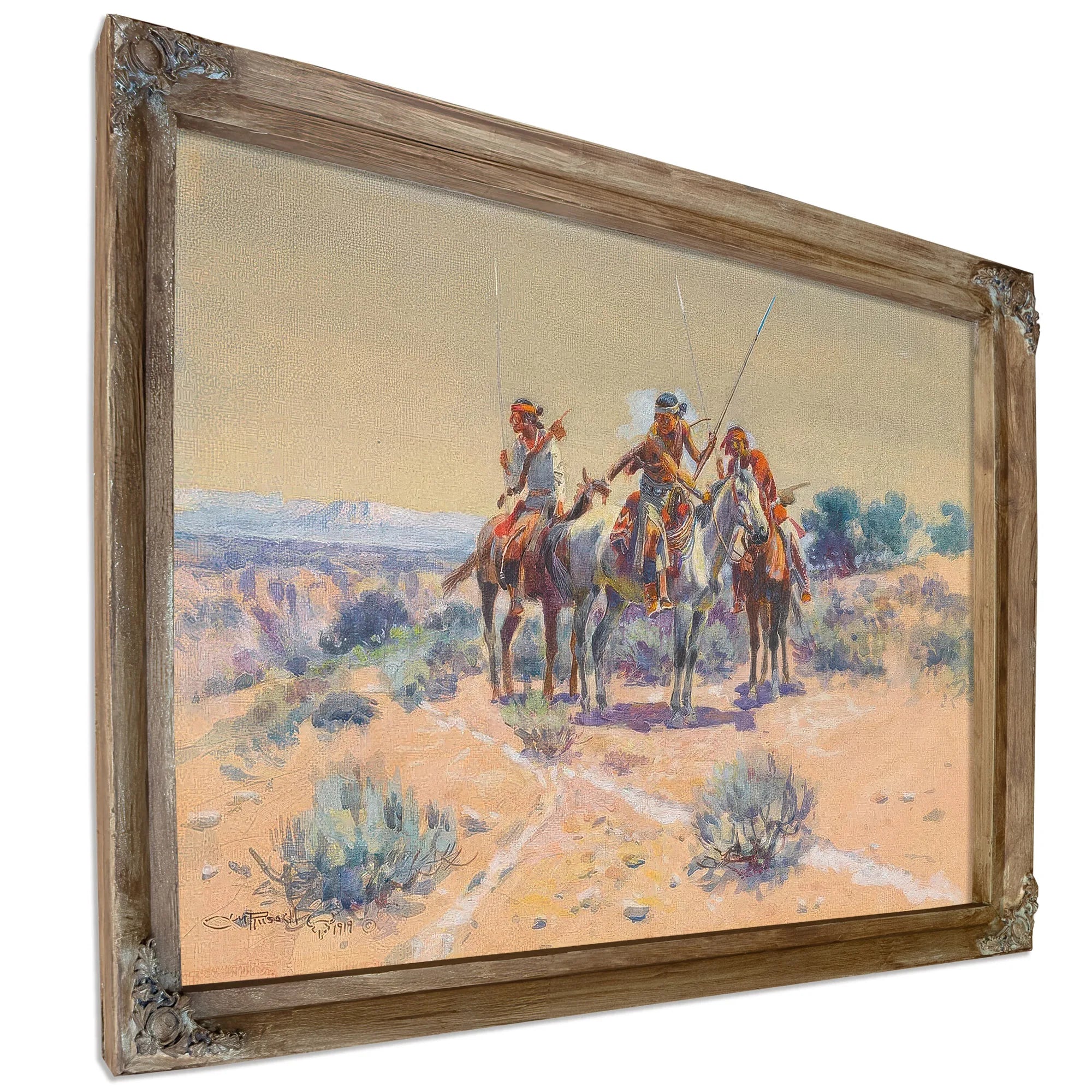 Scouting Party By Charles Marion Russell Fine Art Print