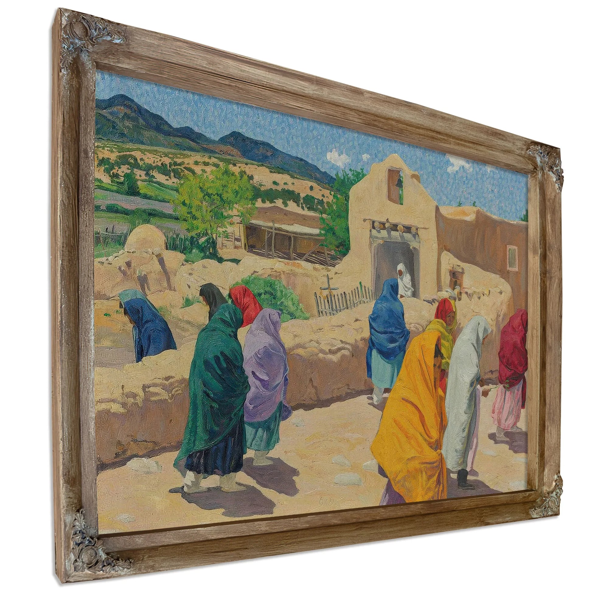 After The Chapel Hour By Walter Ufer Fine Art Print