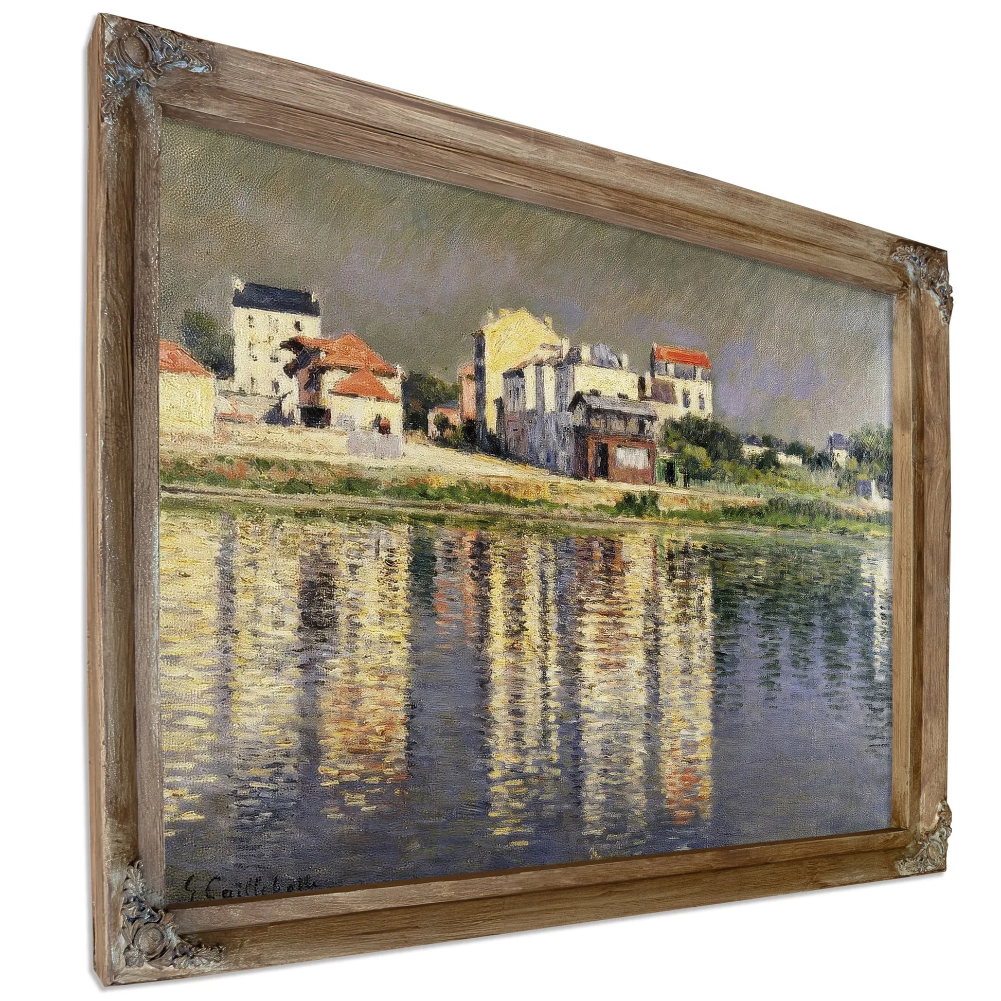 Bord De Seine A Argenteuil By Gustave Caillebotte Fine Art Print