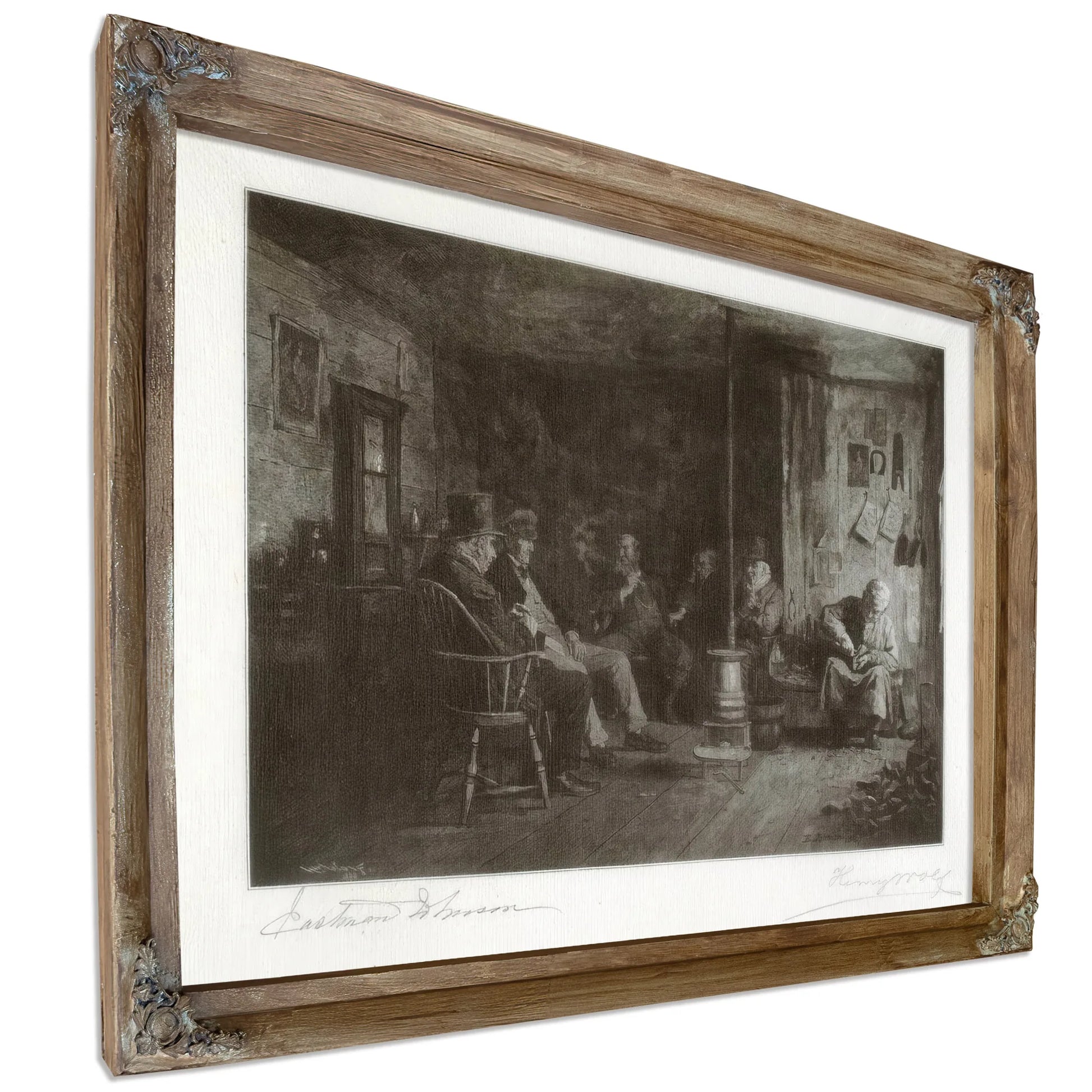 Nantucket School Of Philosophy By Eastman Johnson Fine Art Print