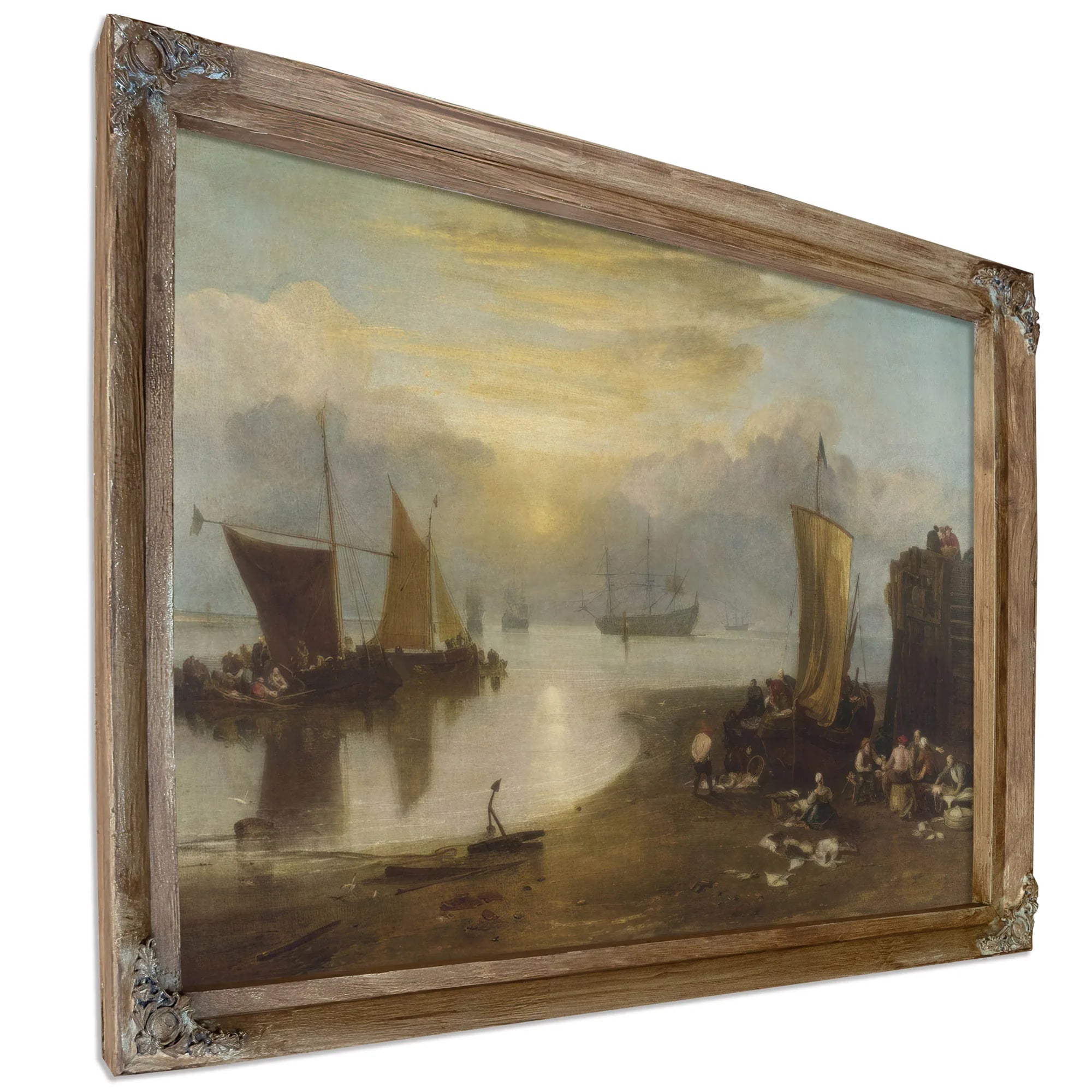Sun Rising Through Vapour By Joseph Mallord William Turner Fine Art Print