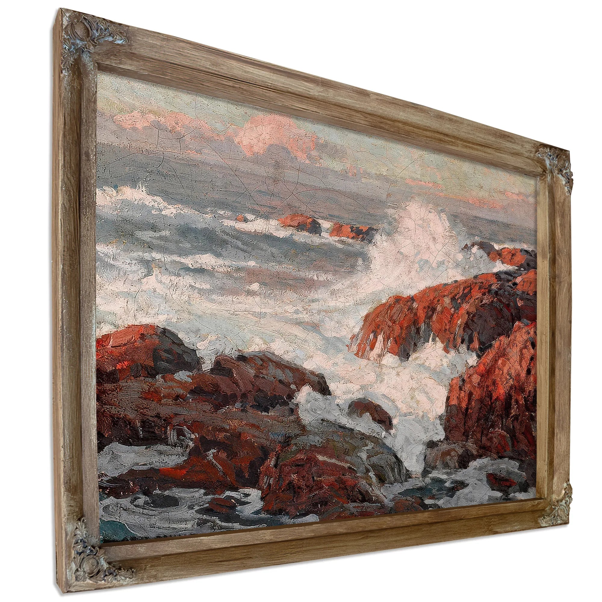 Crashing Waves By Edgar Payne Fine Art Print
