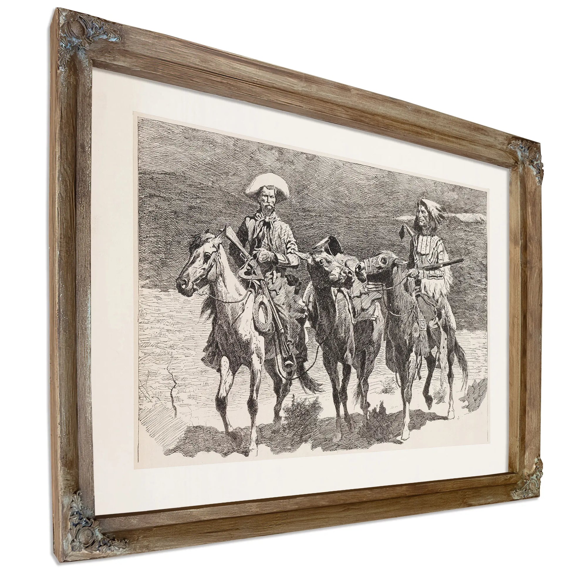 Questionable Companionship by Frederic Remington