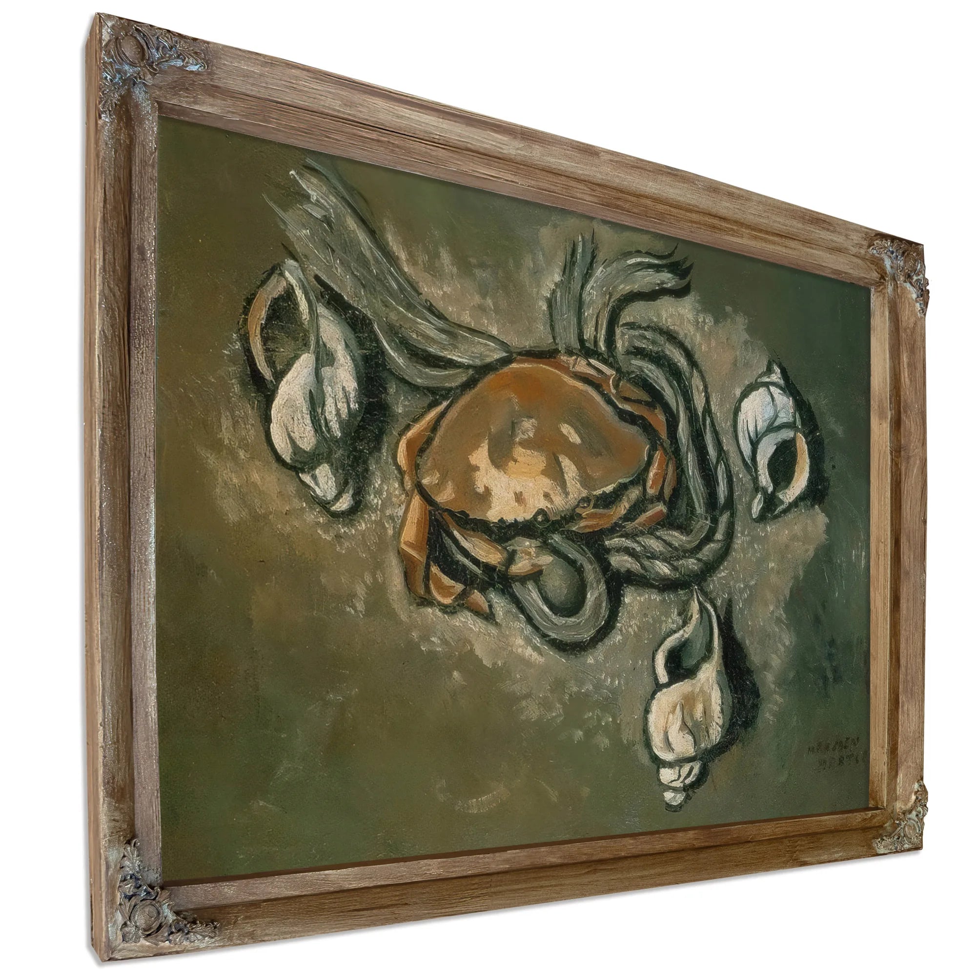 Crab Rope Seashells By Marsden Hartley Fine Art Print
