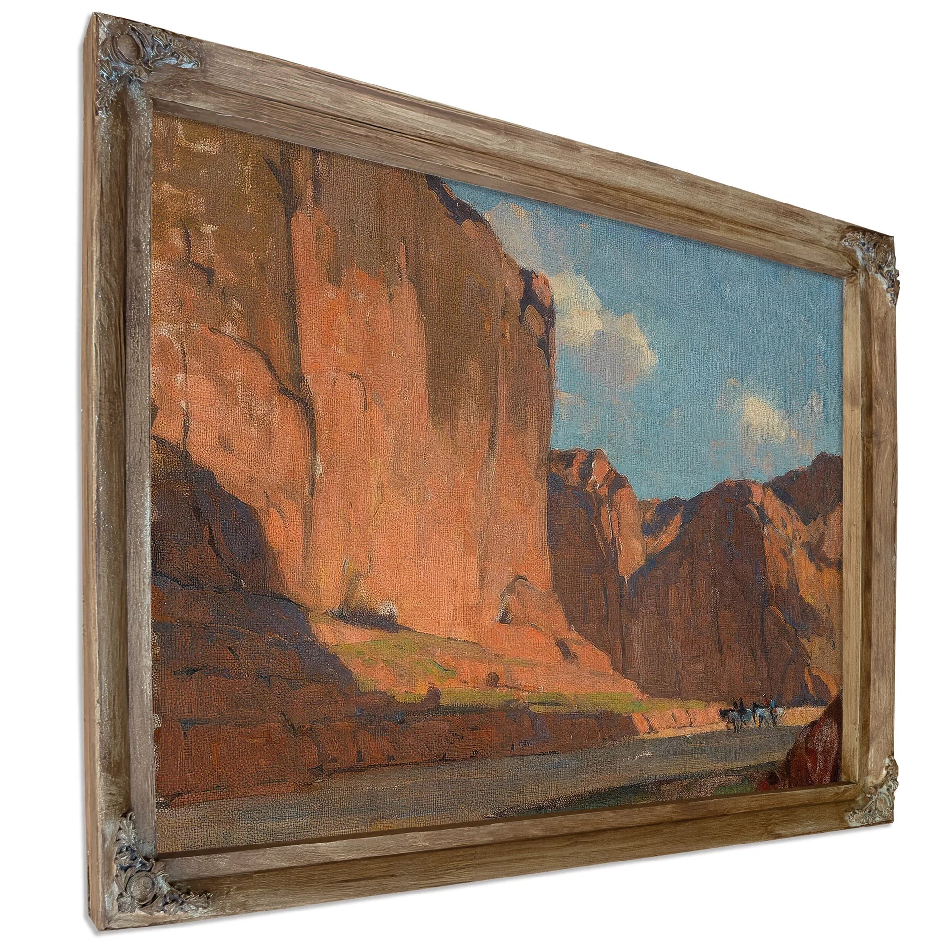 Riders Passing Through The Canyon By Edgar Payne Fine Art Print