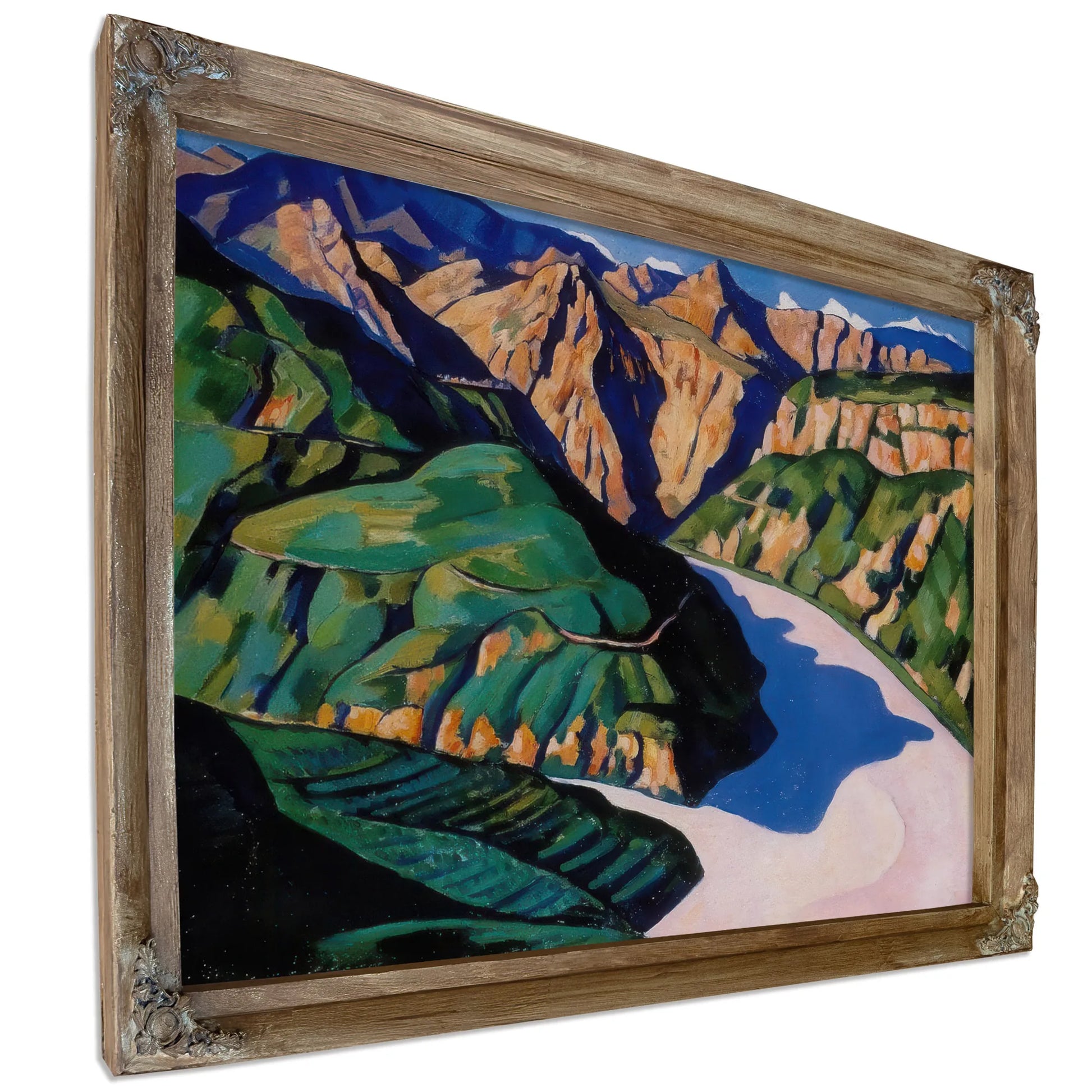 Landscape Vence By Marsden Hartley Fine Art Print