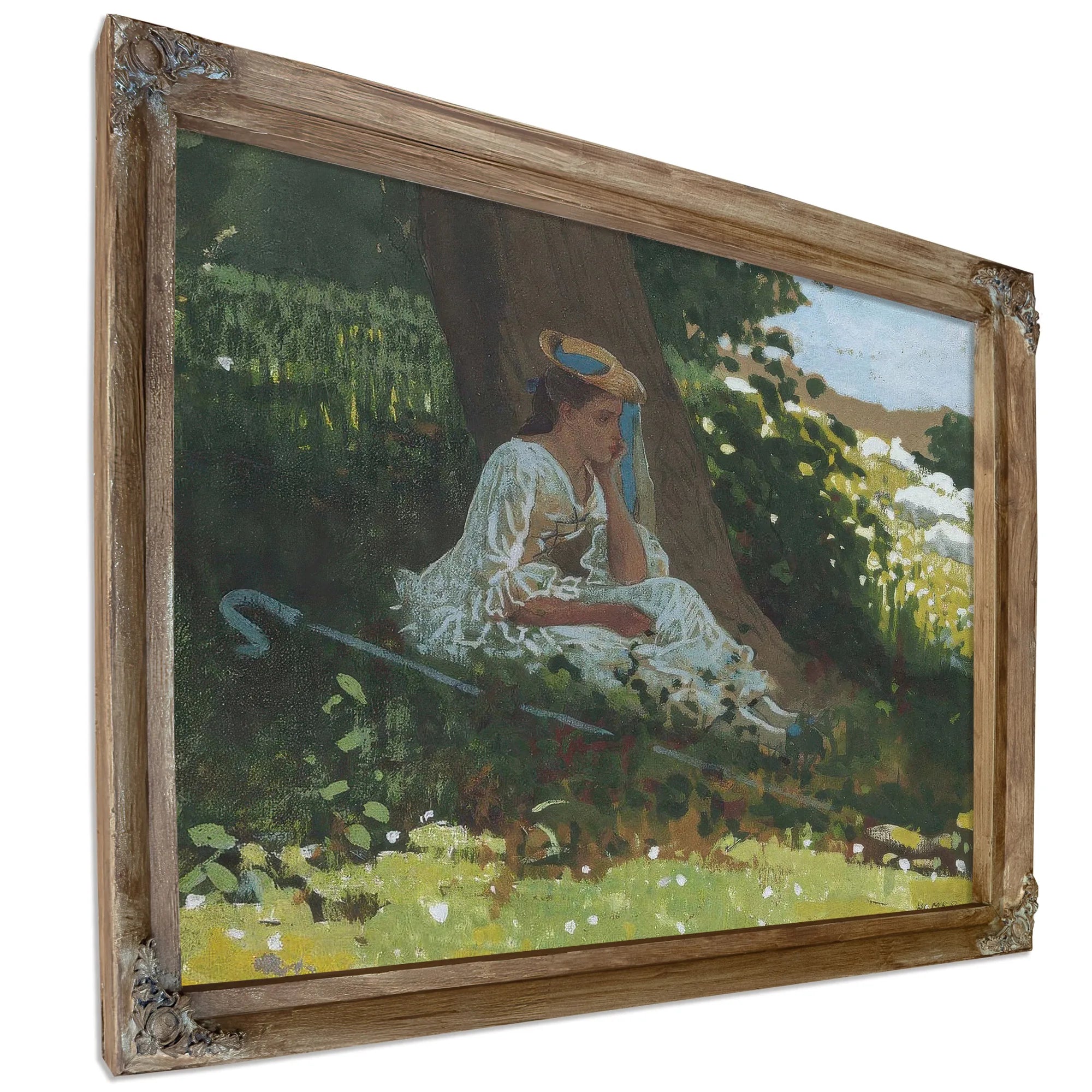 Bo Peep 1878 By Winslow Homer Fine Art Print