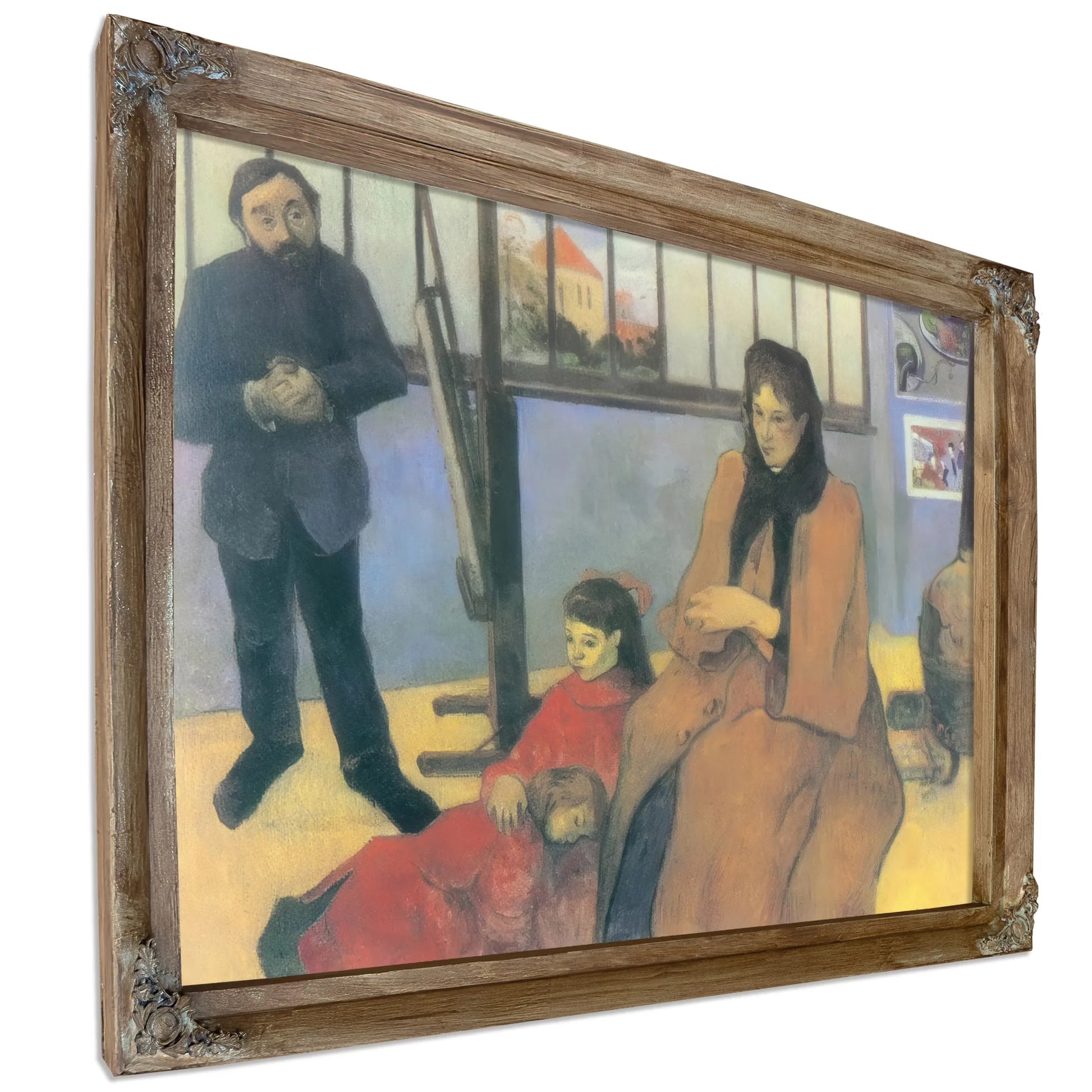 The Schuffenecker Family By Paul Gauguin Fine Art Print