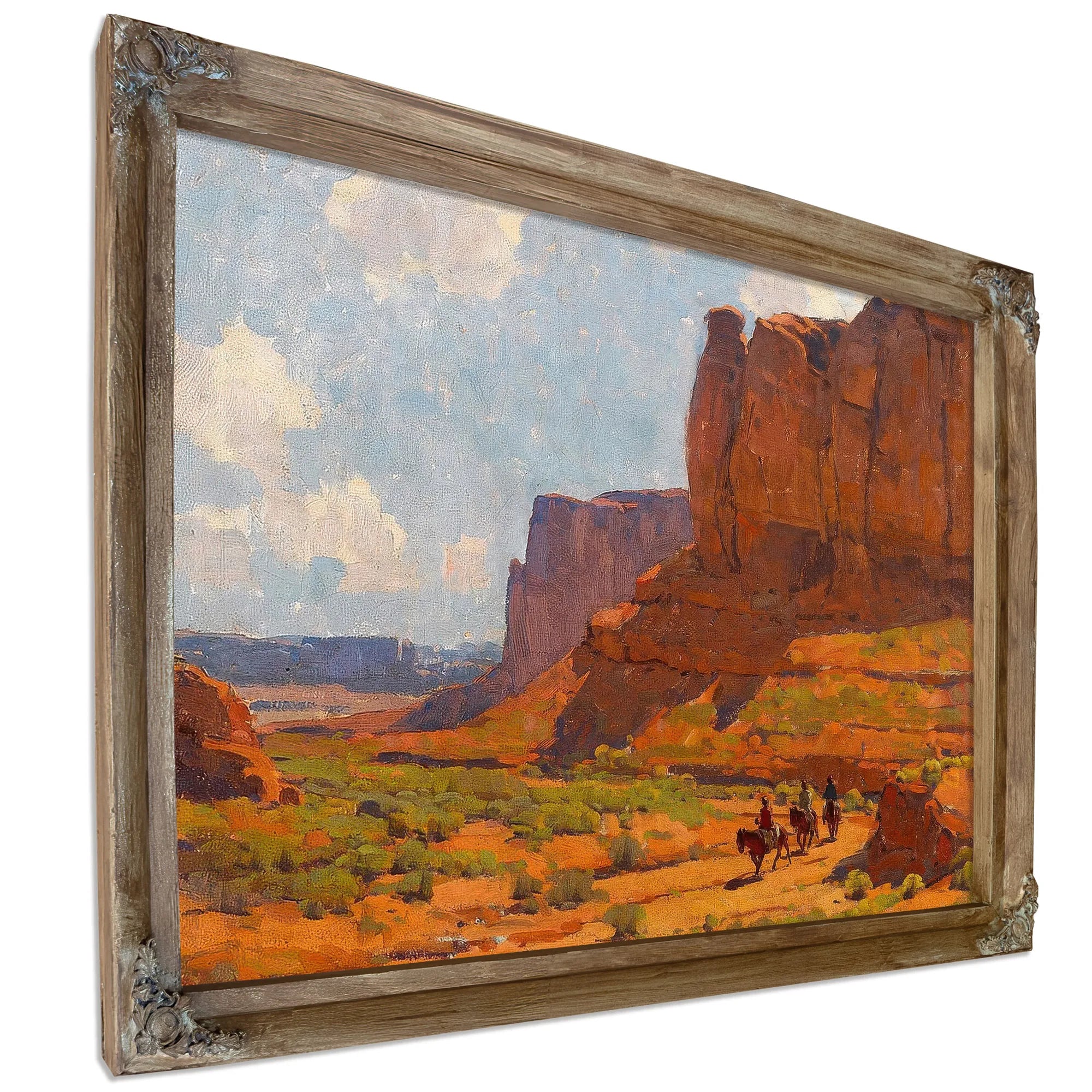 Monument Valley, Riverbed By Edgar Payne Fine Art Print