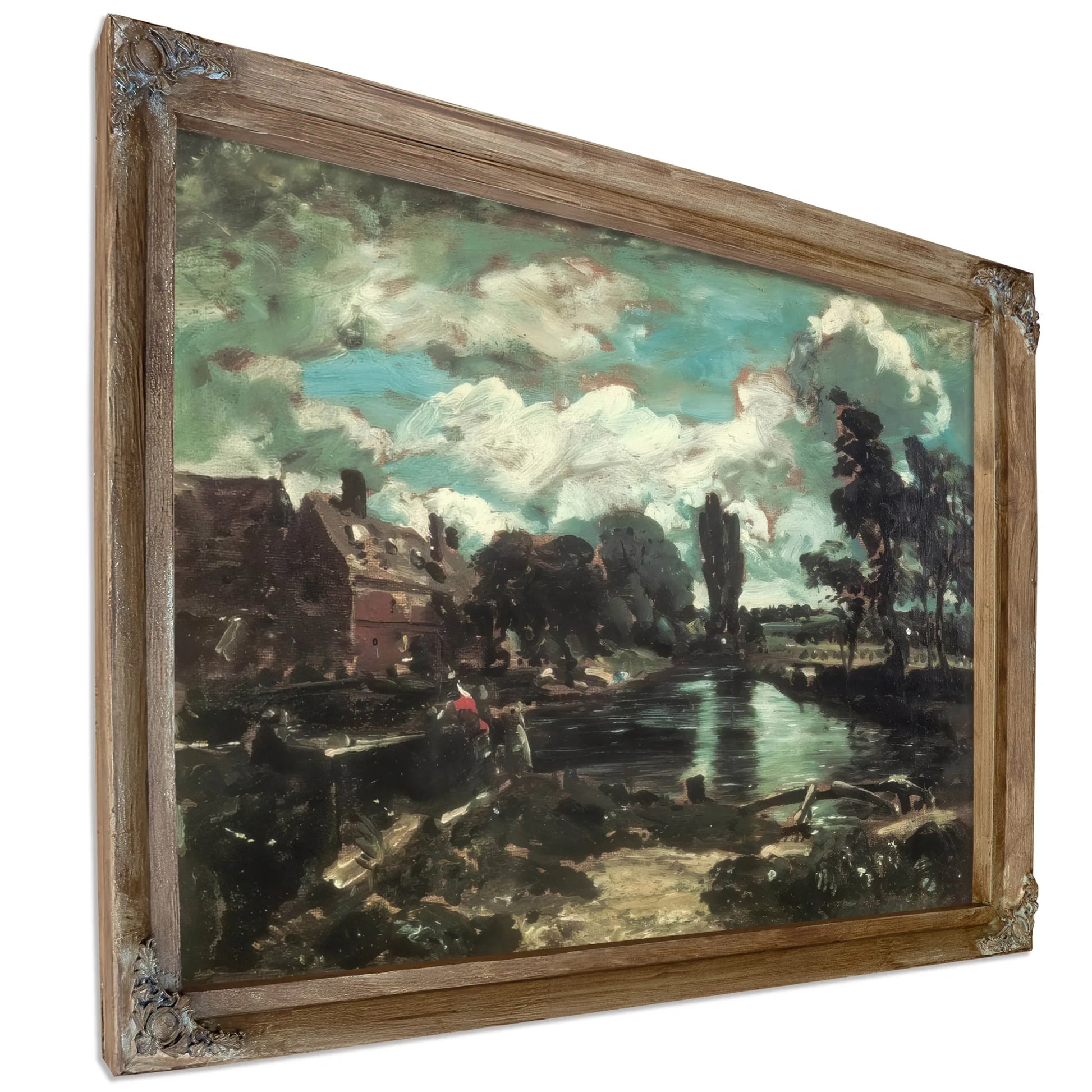 Flatford Mill From The Lock By John Constable Fine Art Print