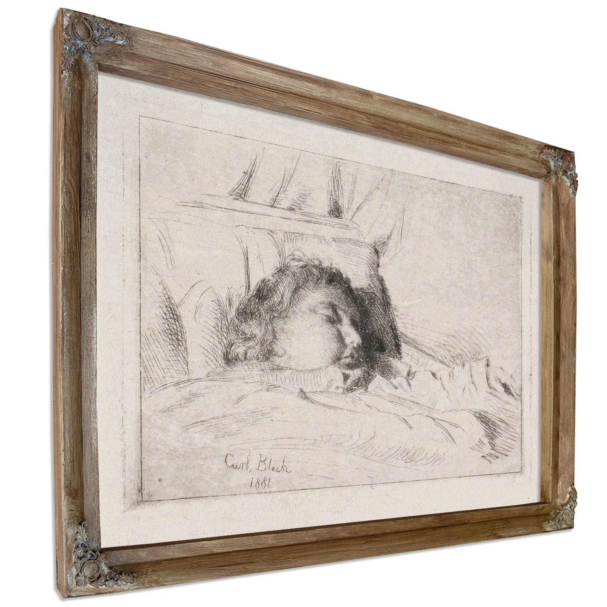 The Sleeping Child by Carl Bloch