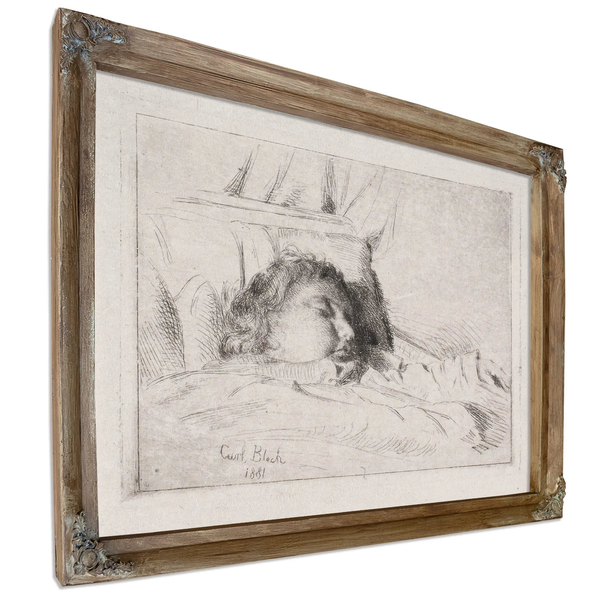 The Sleeping Child by Carl Bloch