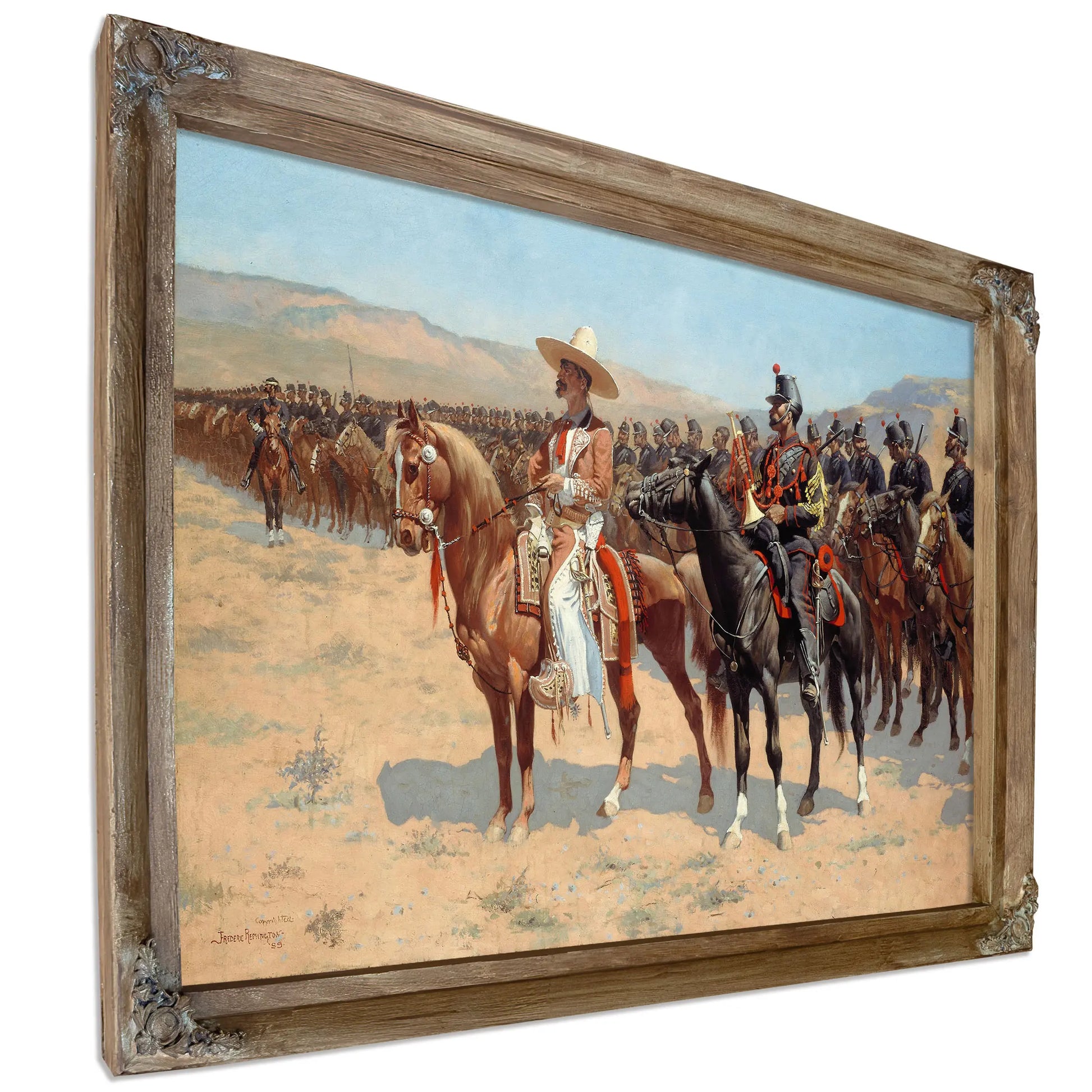 The Mexican Major by Frederic Remington