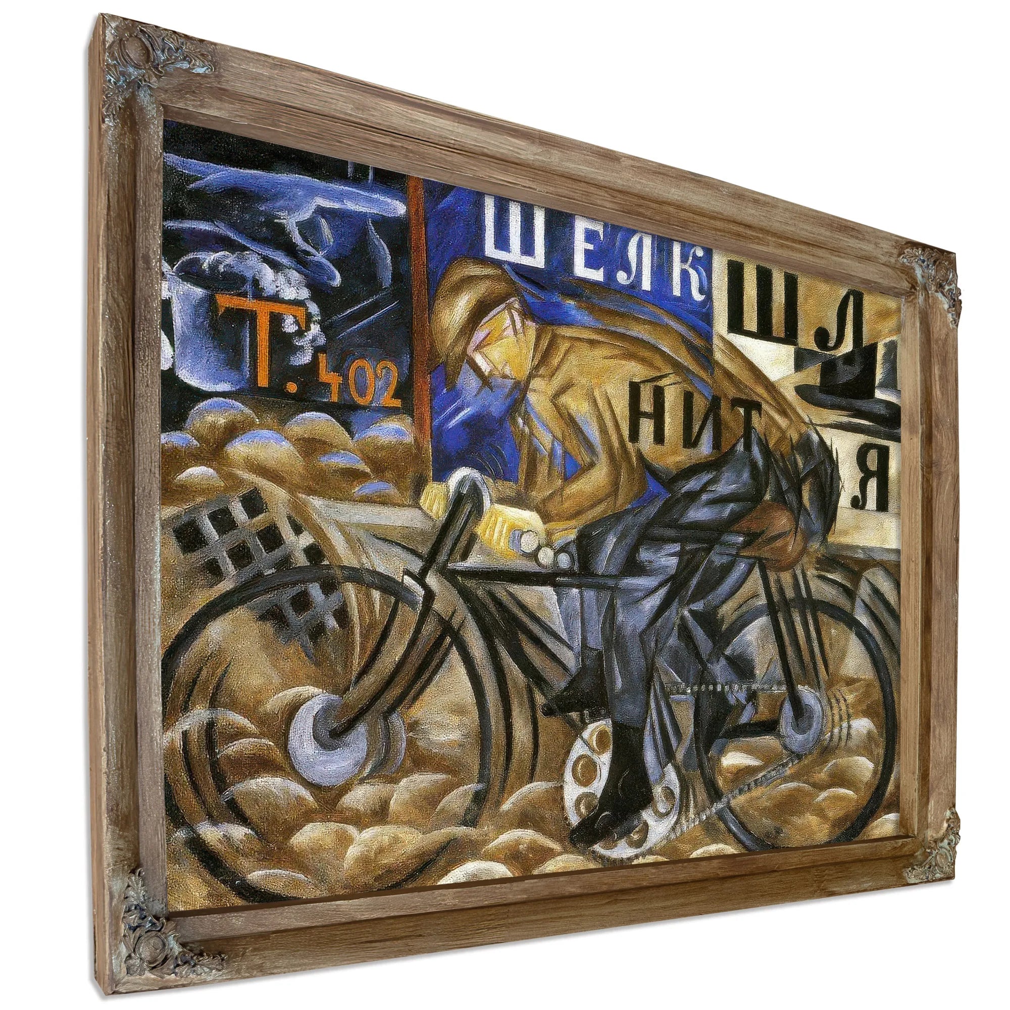 The Cyclist 1913 By Natalia Goncharova Fine Art Print