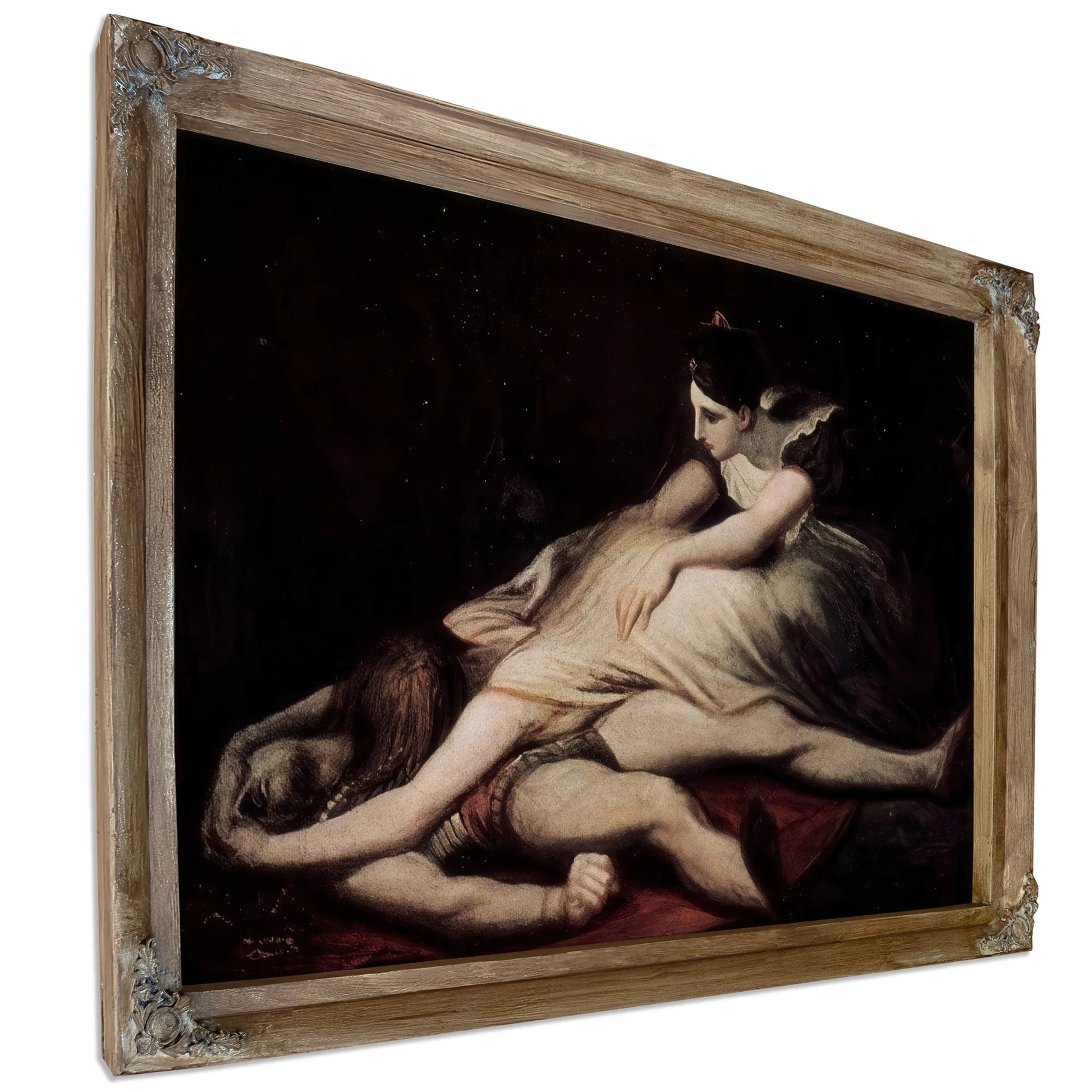Kriemhild Throws Herself On The Dead Siegfried By Henry Fuseli Fine Art Print