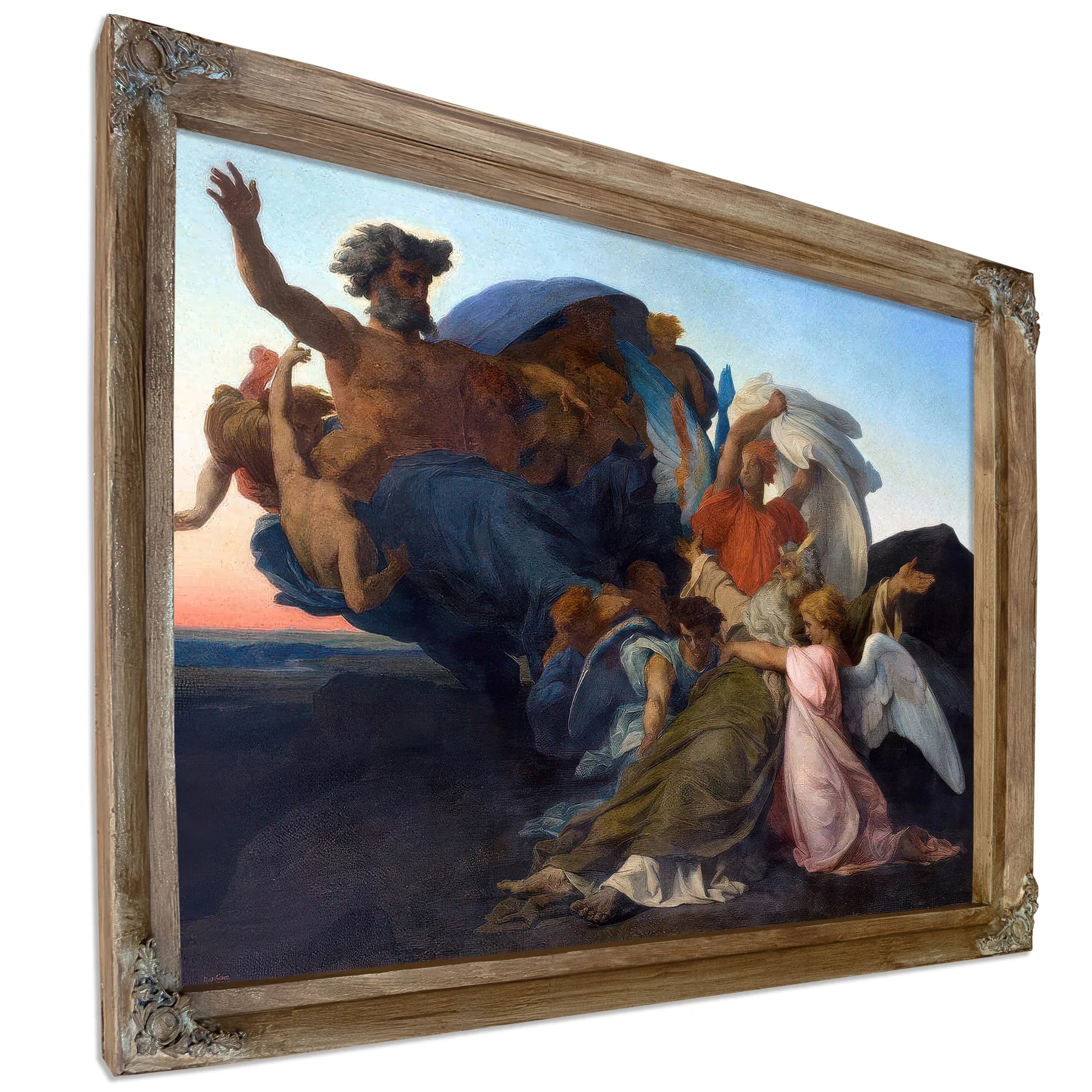 Death Of Moses 1850 Neoclassicism 140X204Cm Musee Fabre By Alexandre Cabanel Fine Art Print