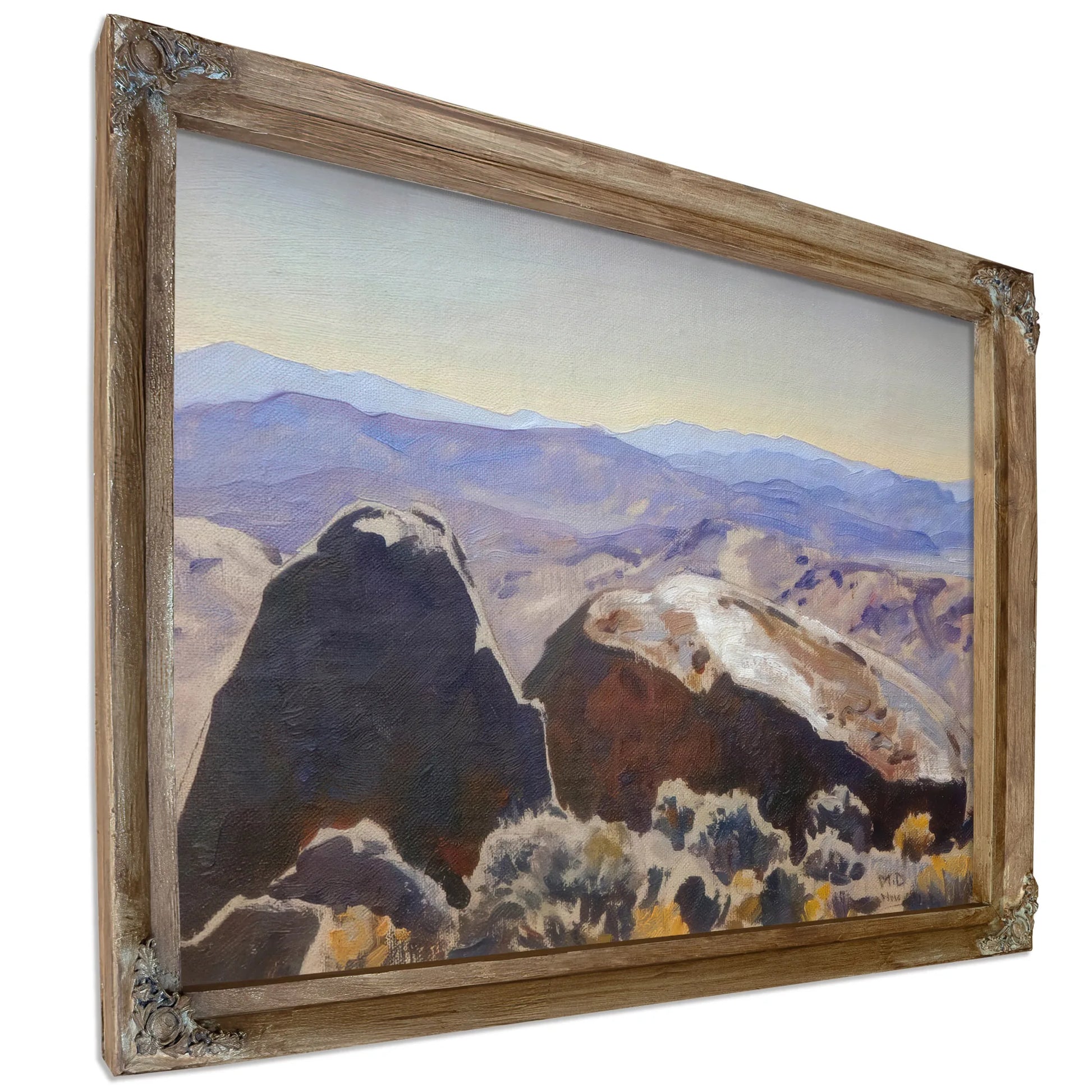 South From Quartz Mountain By Maynard Dixon Fine Art Print