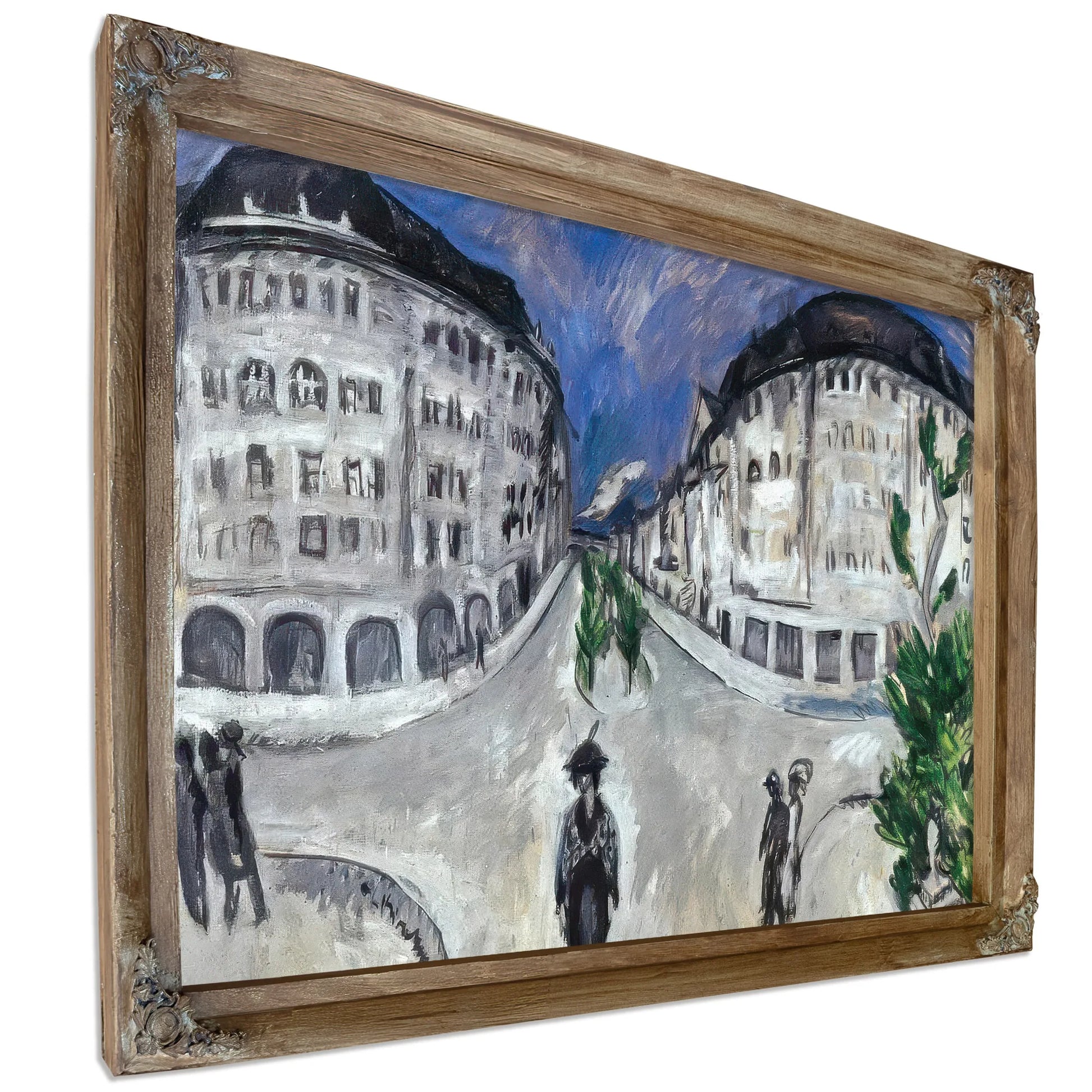 Street By Schoneberg Park By Ernst Ludwig Kirchner Fine Art Print