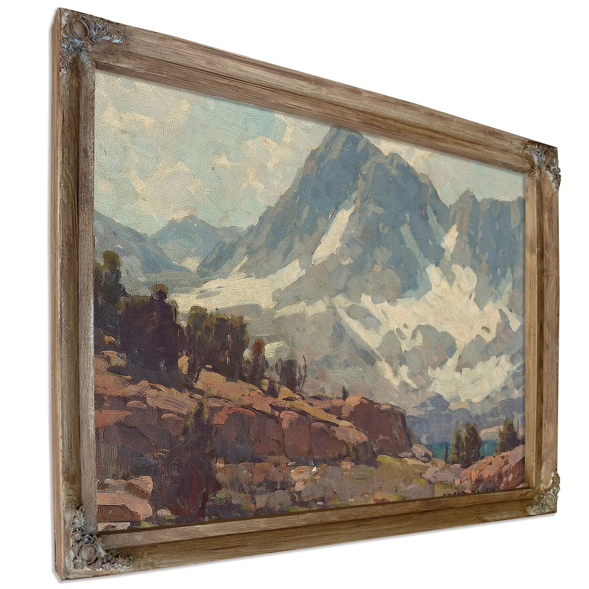 Sierra Glaciers And Lake By Edgar Payne Fine Art Print