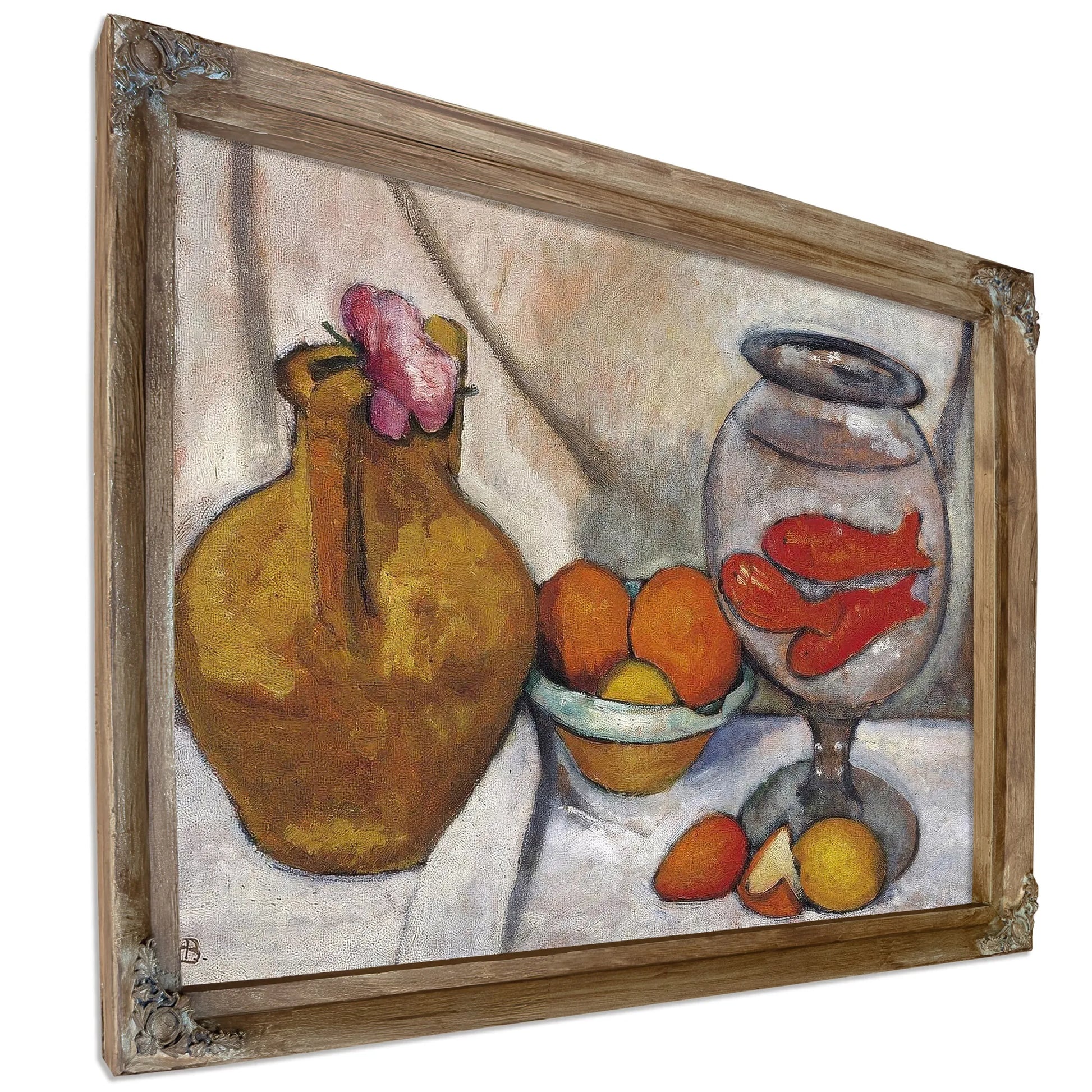Still Life With Goldfish Bowl By Paula Modersohn Becker Fine Art Print