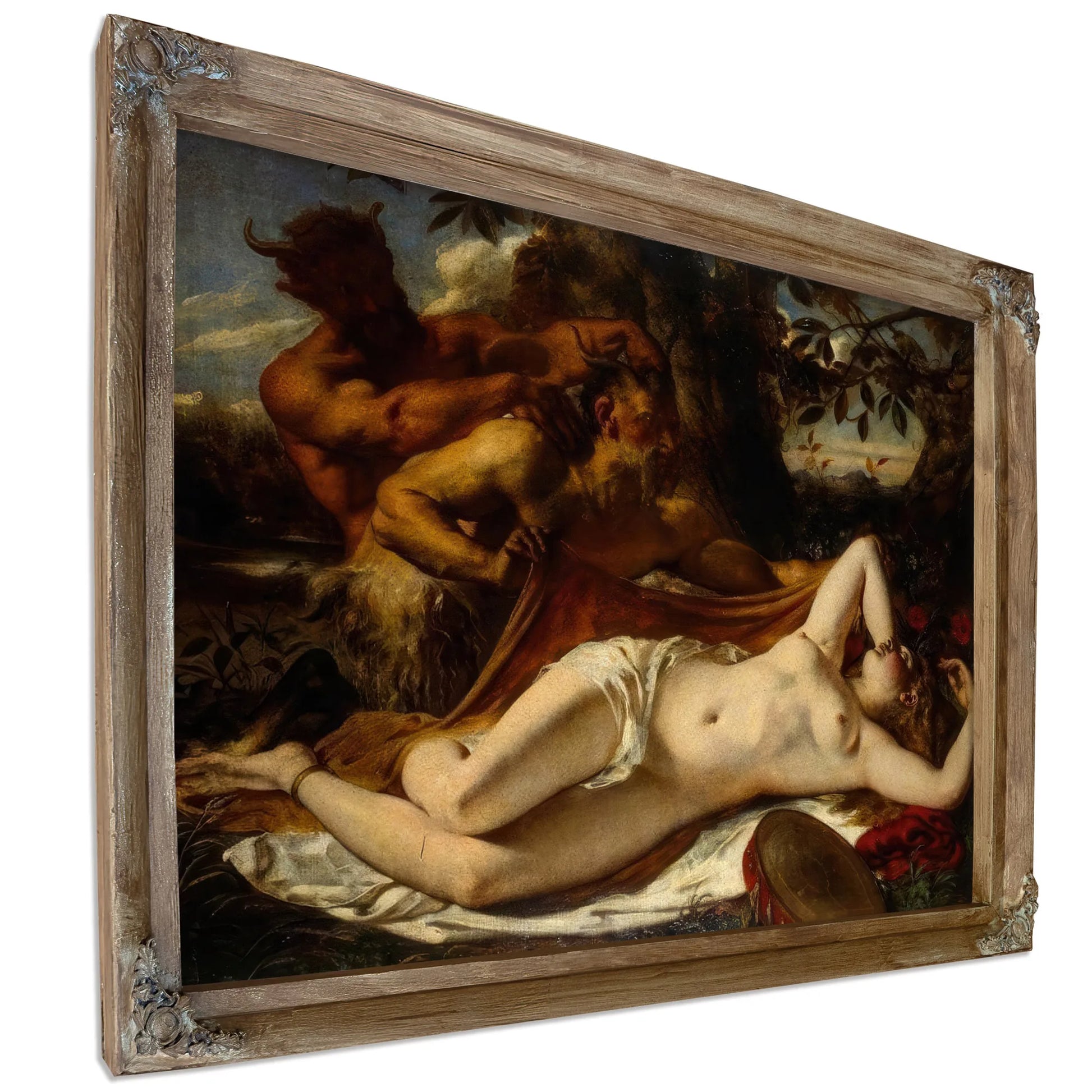 Sleeping Nymphs And Satyrs By William Etty Fine Art Print