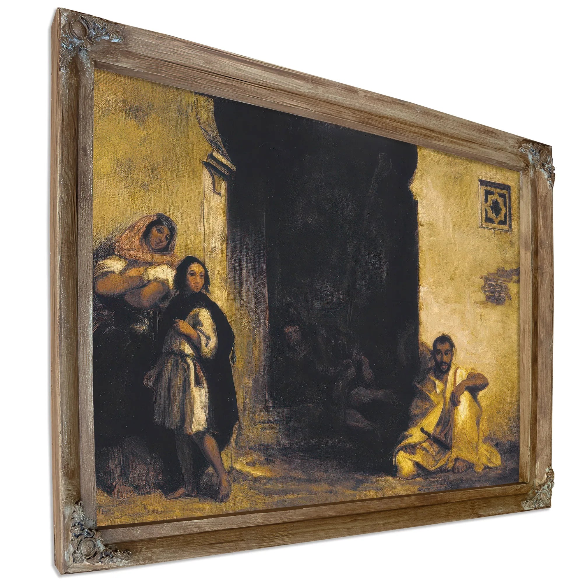 Street In Meknes By Eugene Delacroix Fine Art Print