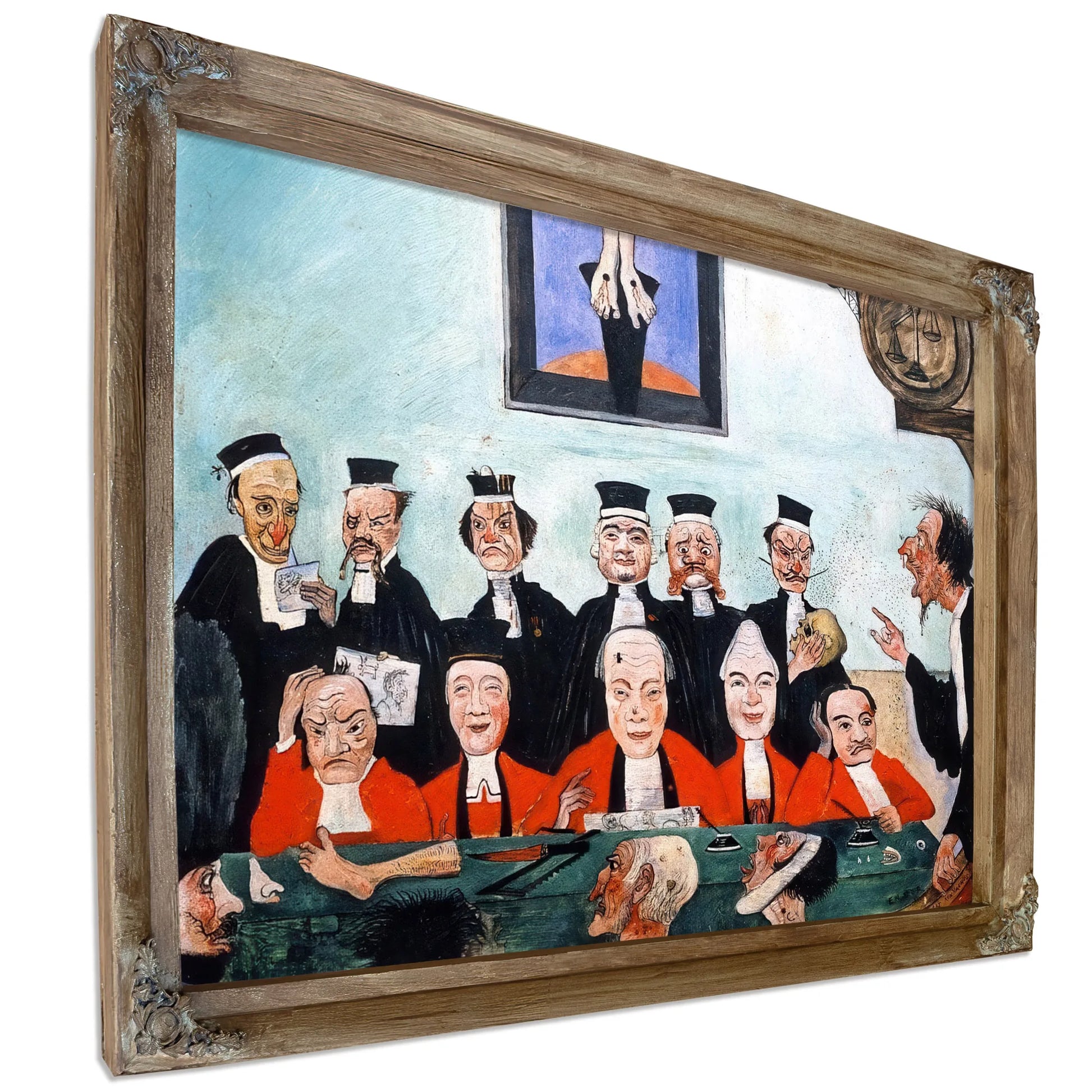 The Wise Judges By James Ensor Fine Art Print