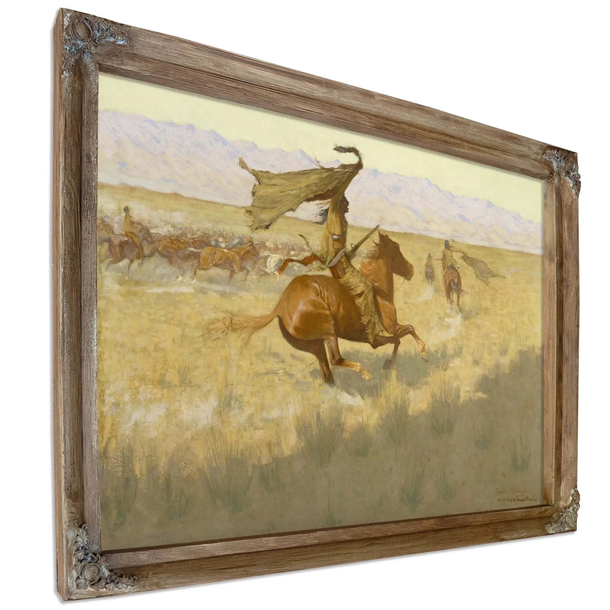 Change Of Ownership The Stampede Horse Thieves by Frederic Remington