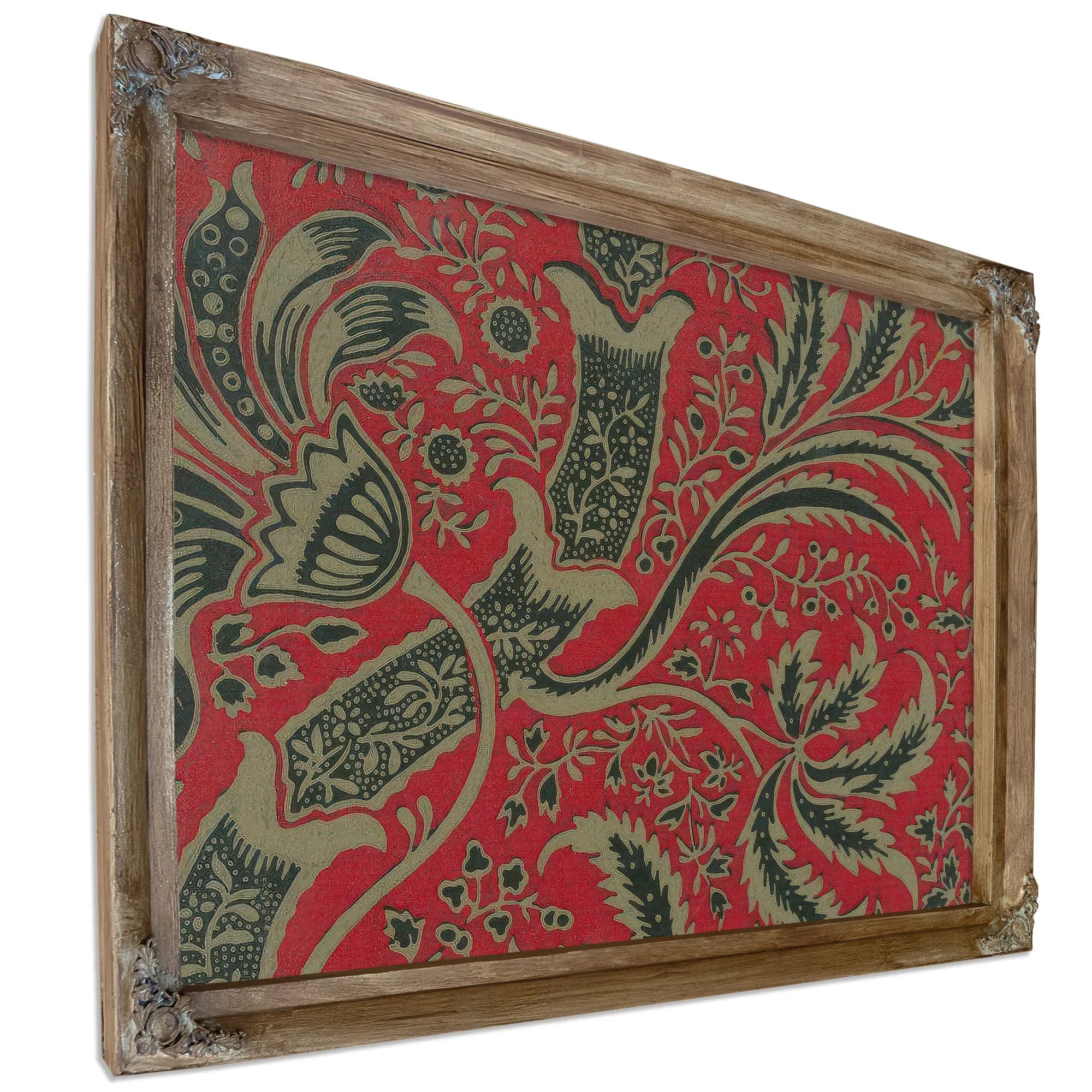 Wallpaper Sample With Bamboo Pattern By William Morris Fine Art Print