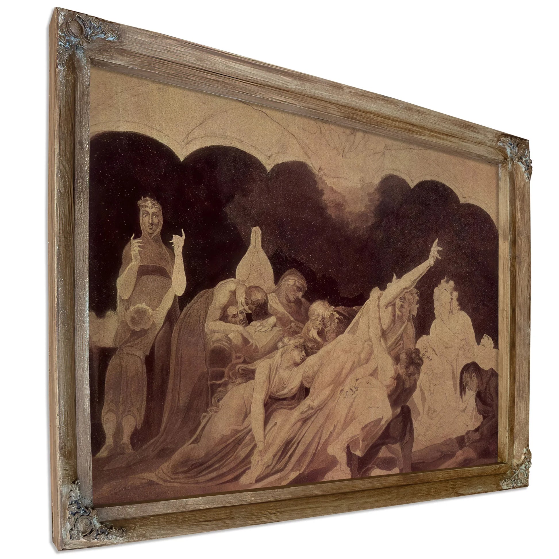 The Vision In The Asylum By Henry Fuseli Fine Art Print