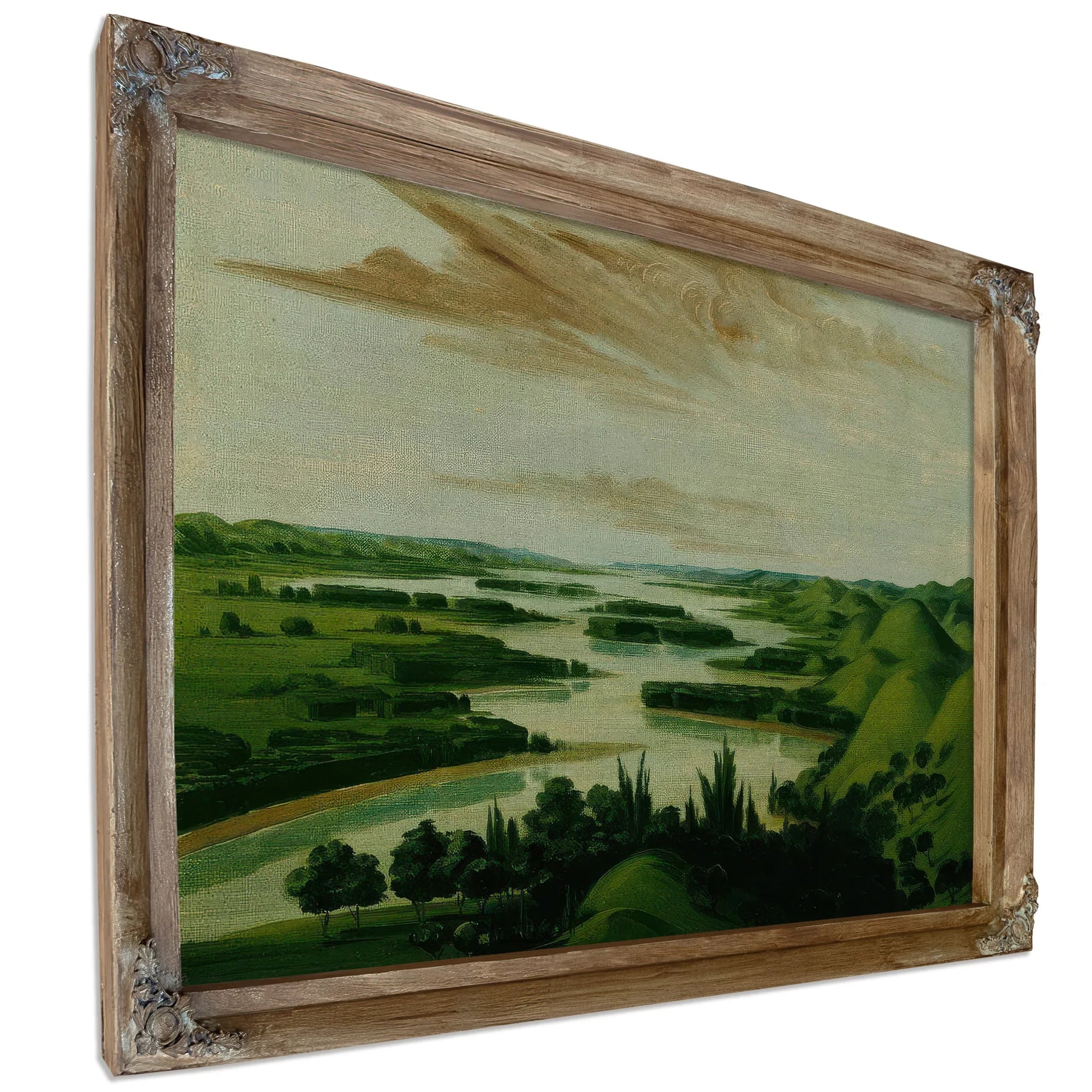 View From Floyd's Grave, 1300 Miles Above St. Louis By George Catlin Fine Art Print