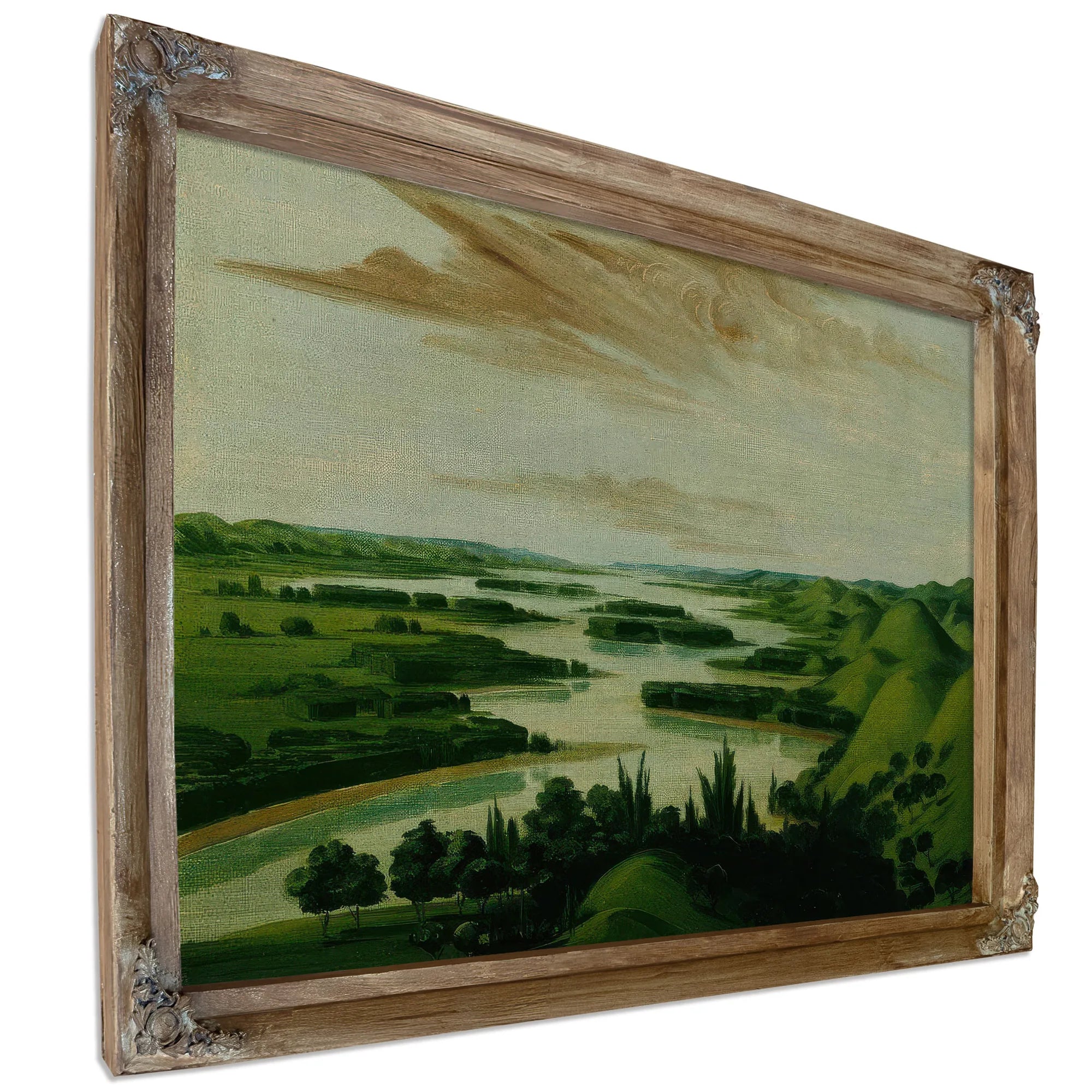 View From Floyd's Grave, 1300 Miles Above St. Louis By George Catlin Fine Art Print