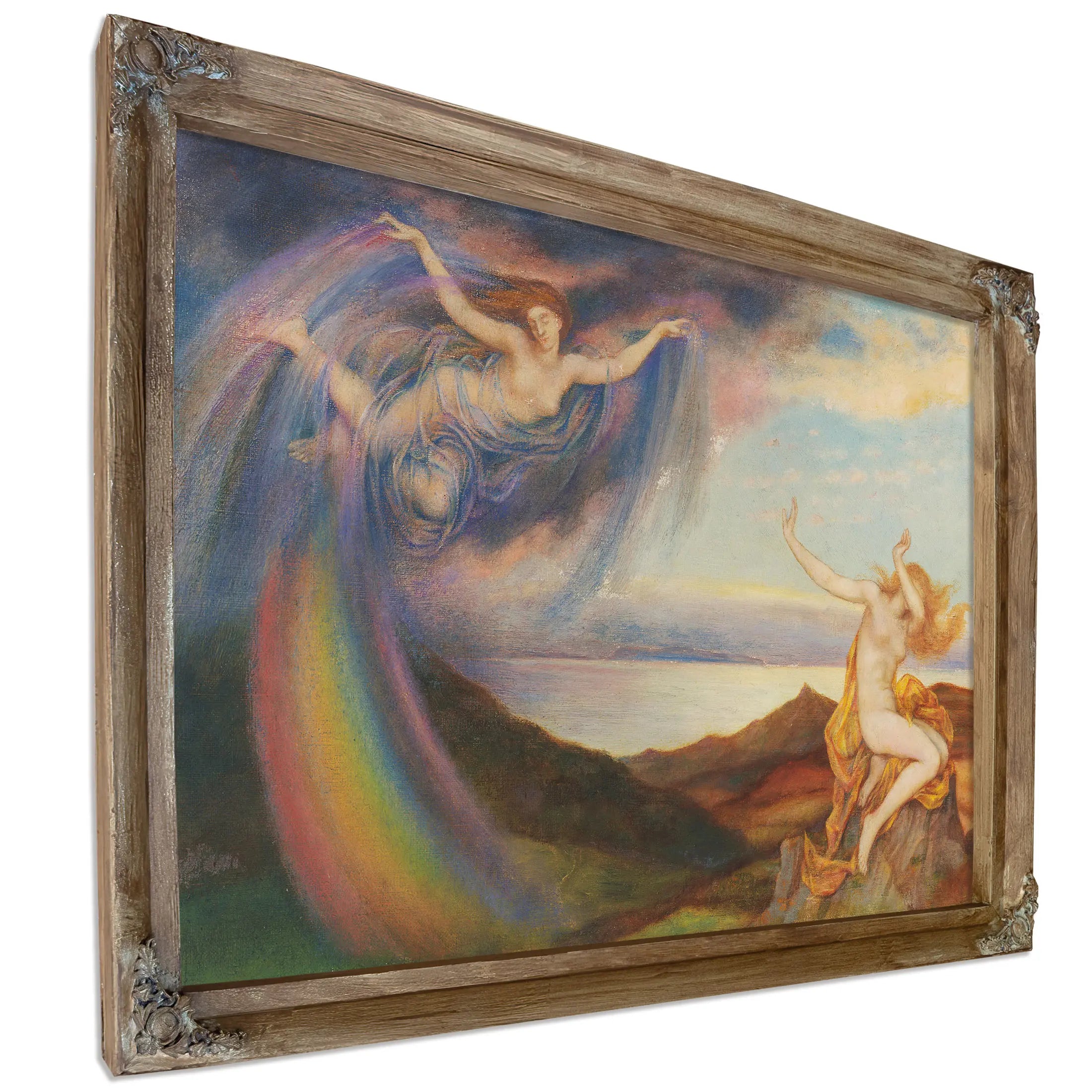 Sunbeam And Summer Shower by Evelyn De Morgan