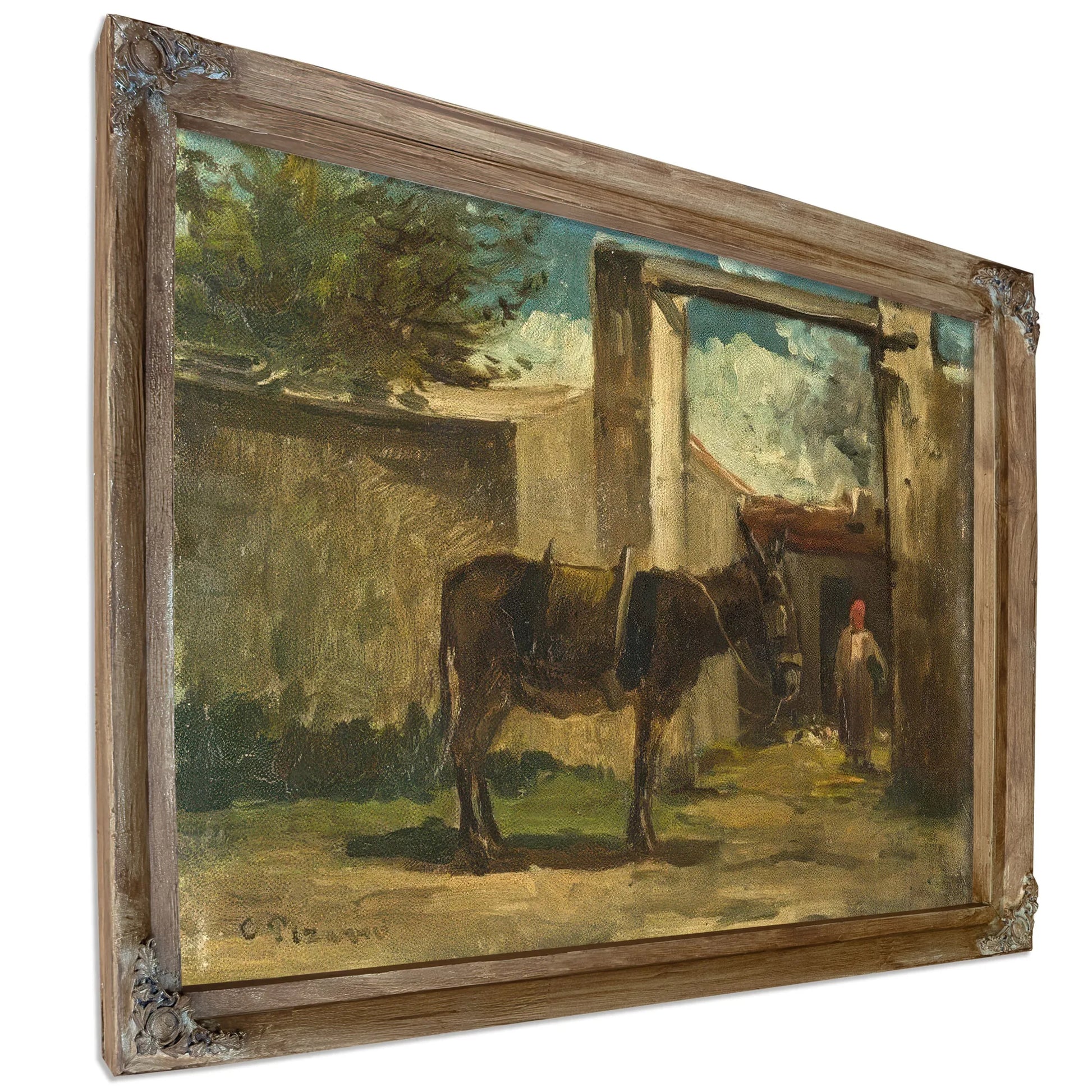 Paysage A Montmorency By Camille Pissarro Fine Art Print