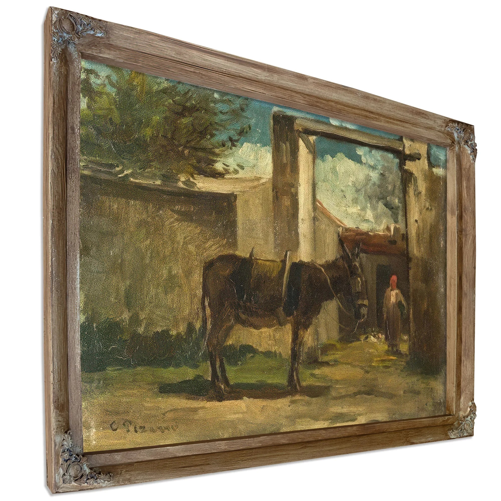 Paysage A Montmorency By Camille Pissarro Fine Art Print