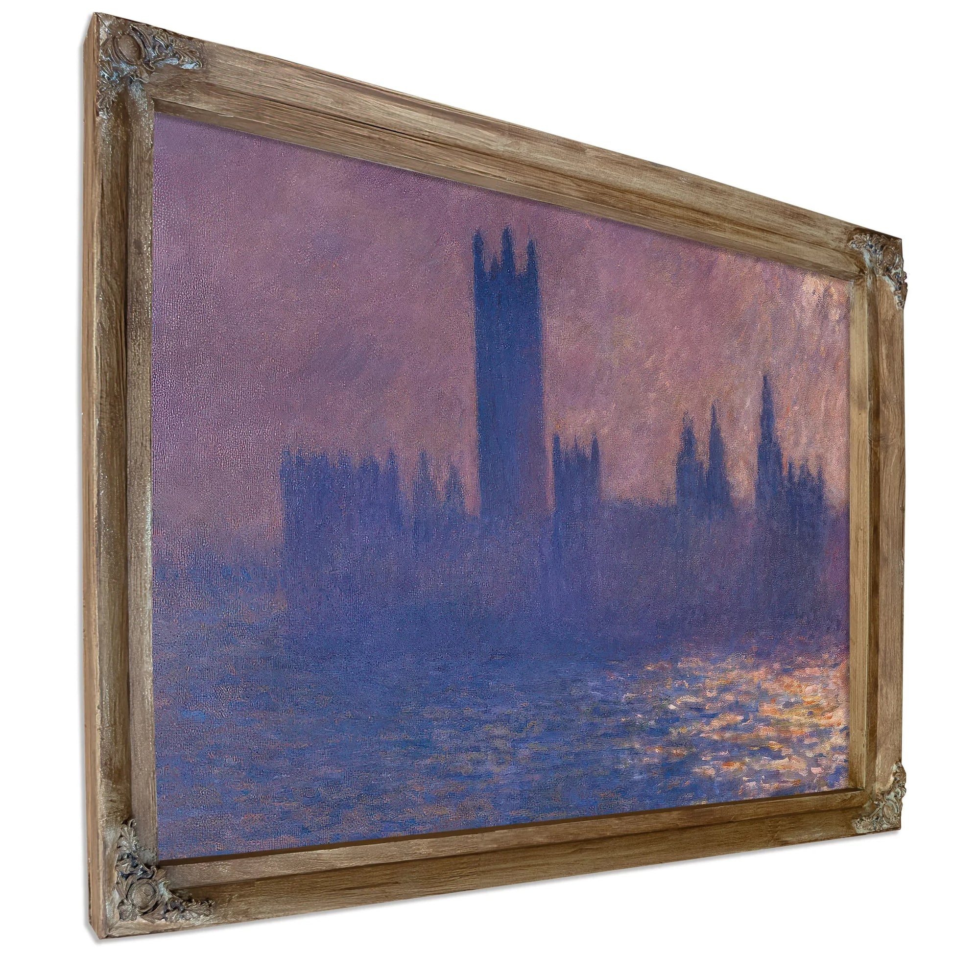 Houses Of Parliament Effect Of Sunlight By Claude Monet Fine Art Print