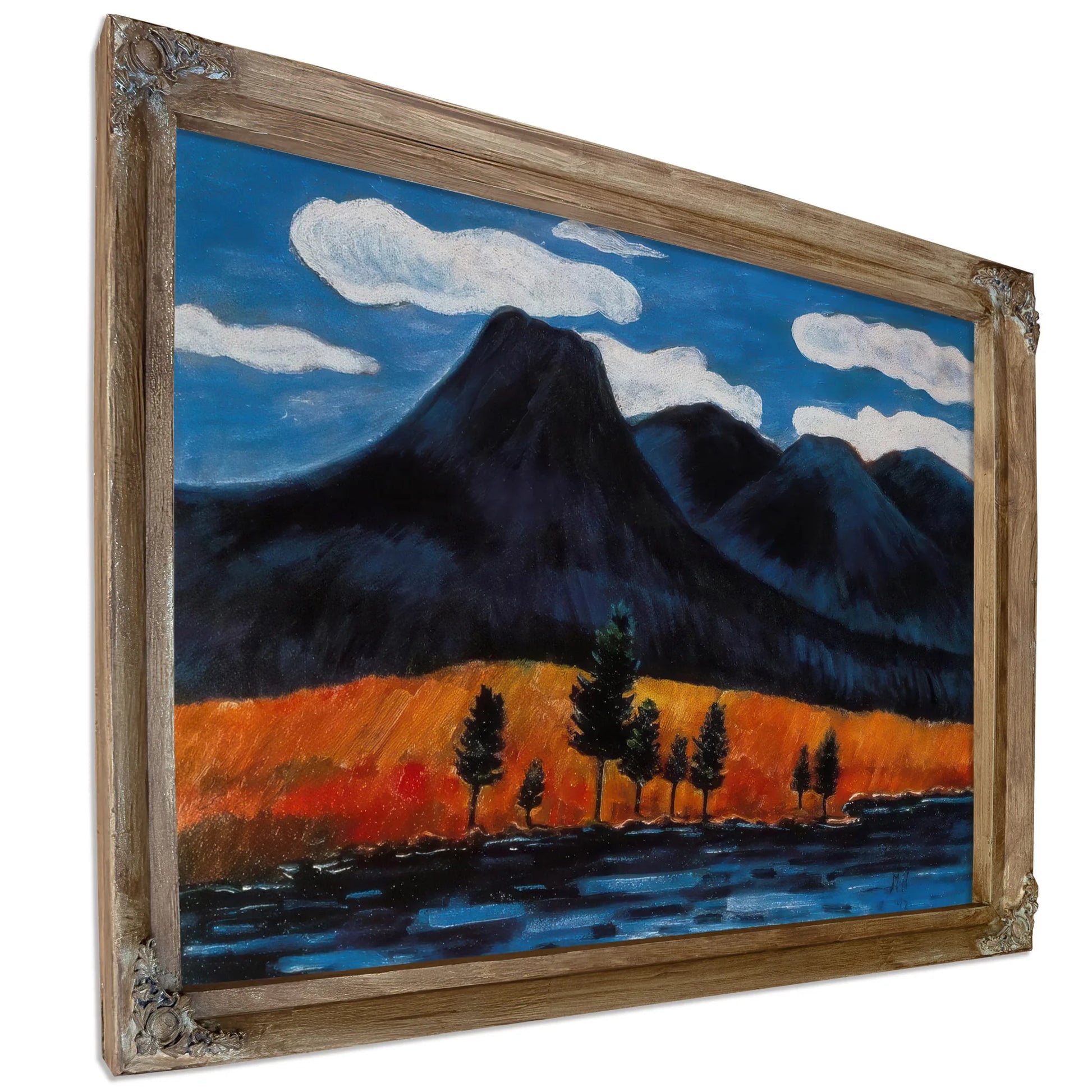 Blue Landscape By Marsden Hartley Fine Art Print