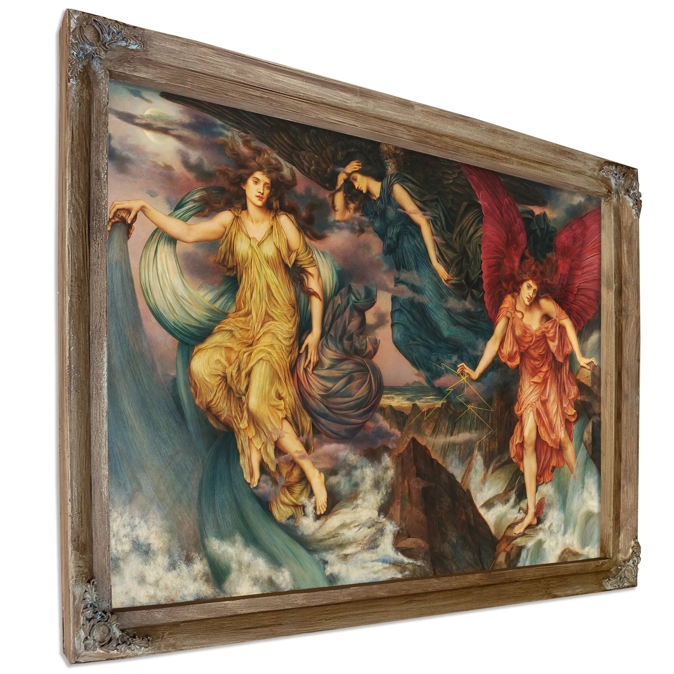 The Storm Spirits by Evelyn De Morgan