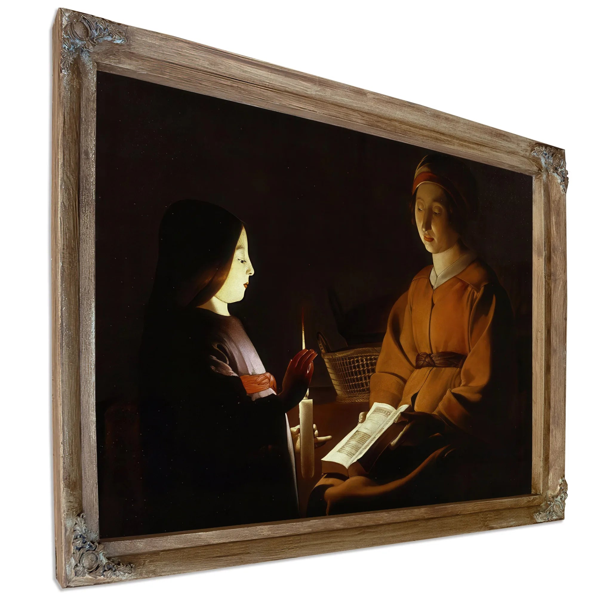 The Education Of The Virgin 1650 By Georges De La Tour Fine Art Print