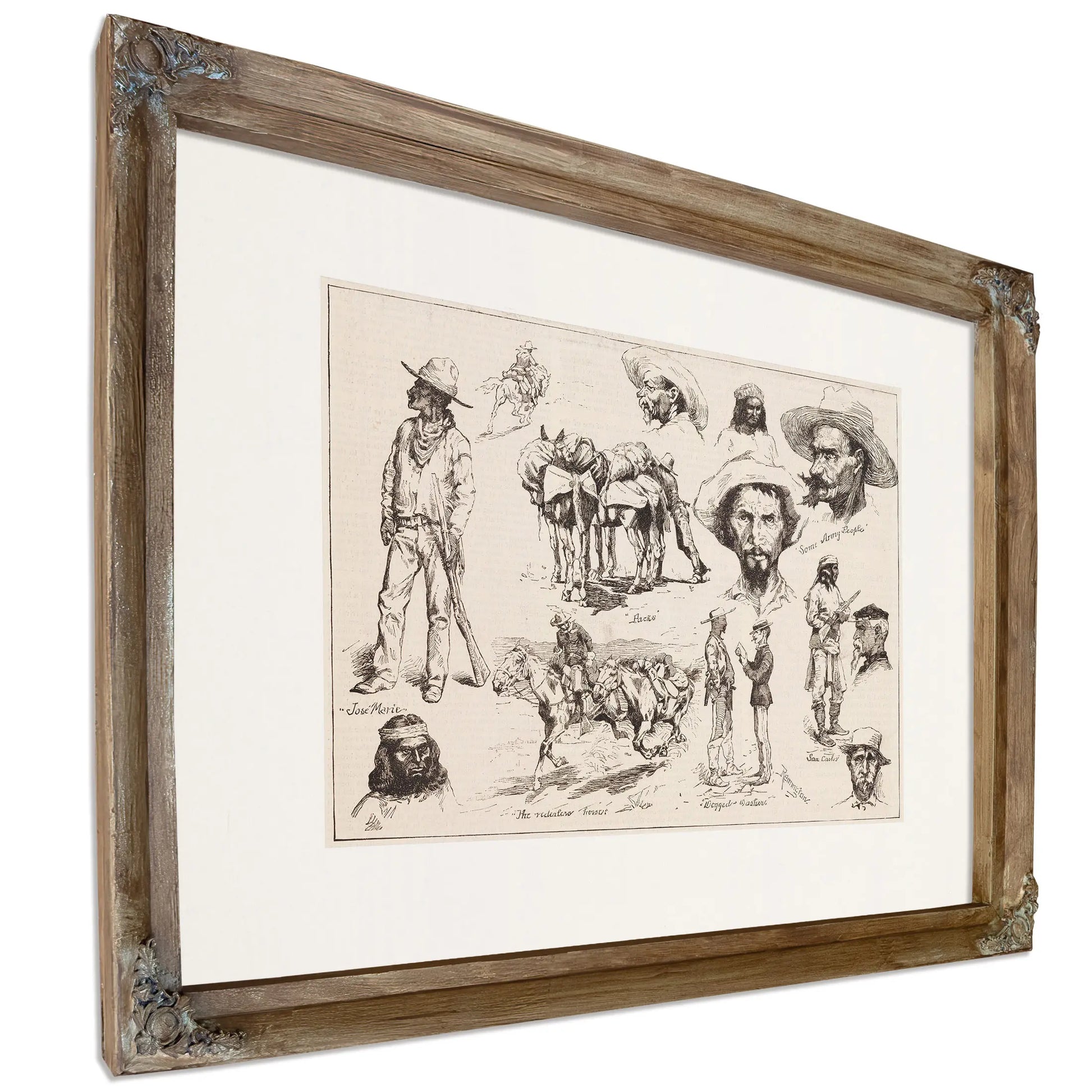 Types From Arizona by Frederic Remington