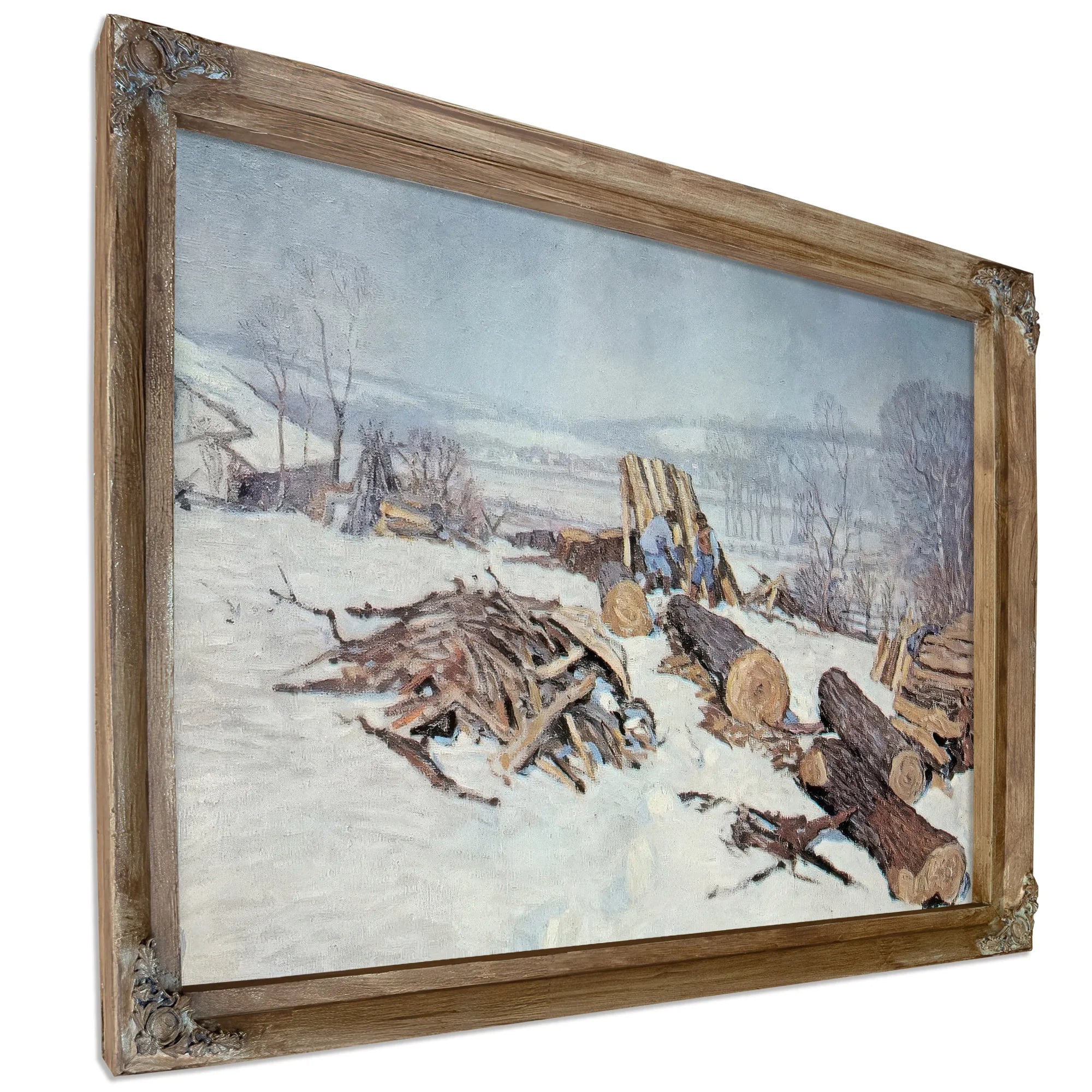 Last Of The Chestnuts (Tree Cutters) By NC Wyeth Fine Art Print