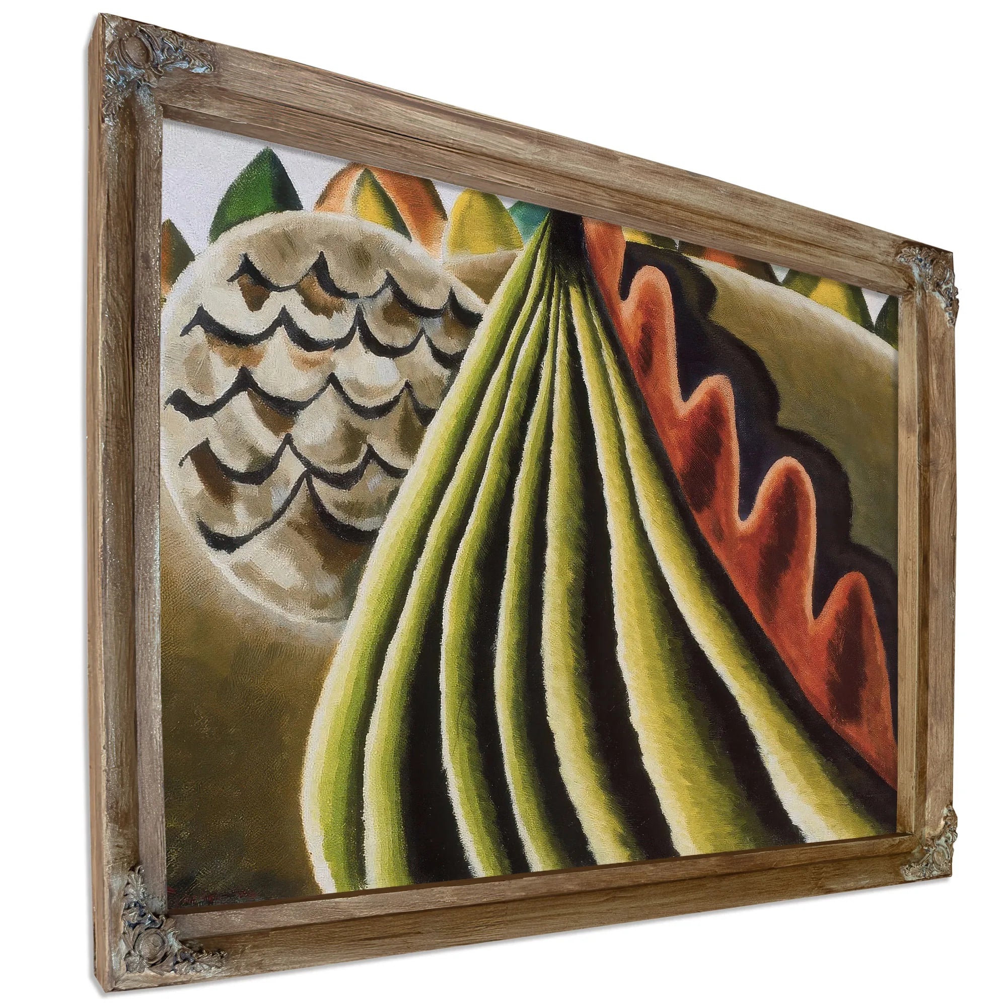 Fields Of Grain As Seen From Train By Arthur Dove Fine Art Print