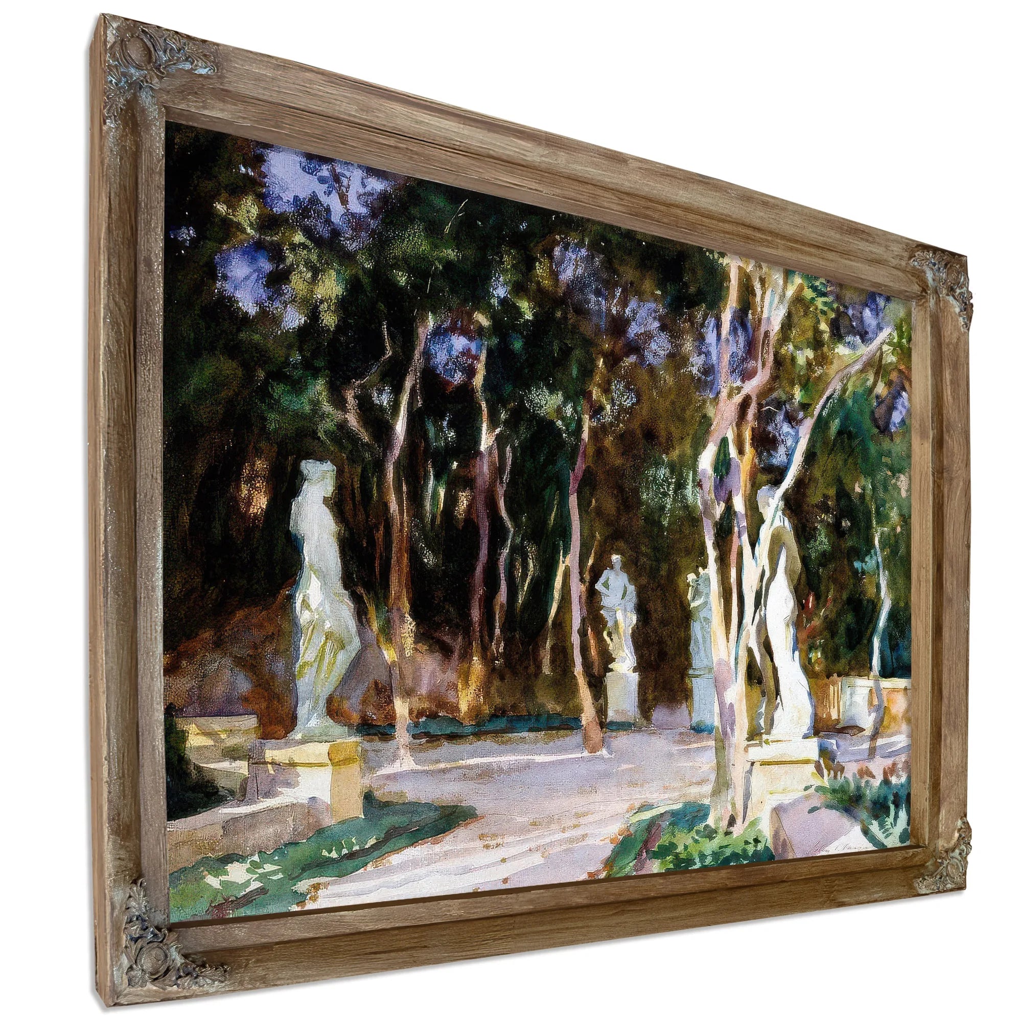 Shady Paths, Vizcaya By John Singer Sargent Fine Art Print