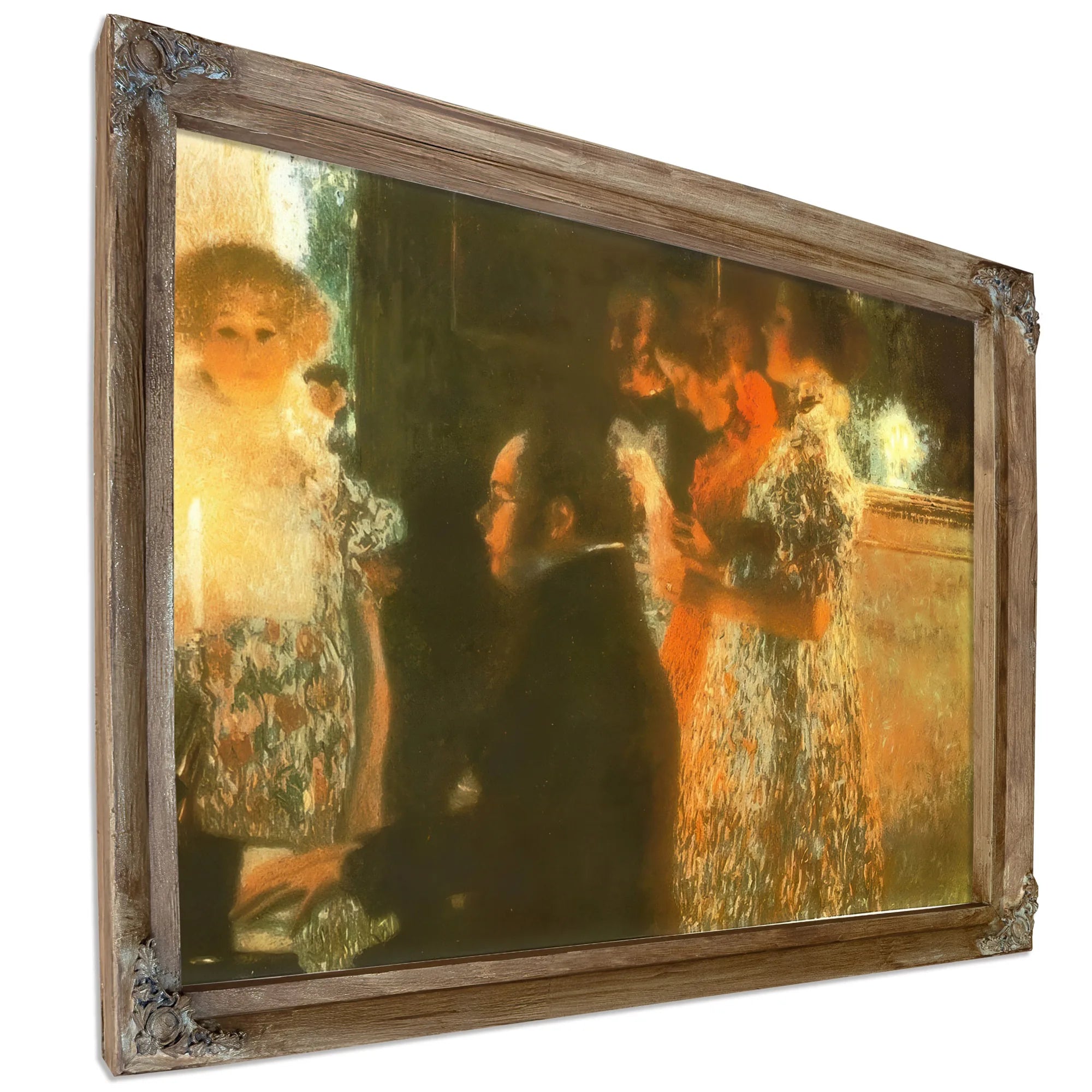 Schubert At Piano By Gustav Klimt Fine Art Print